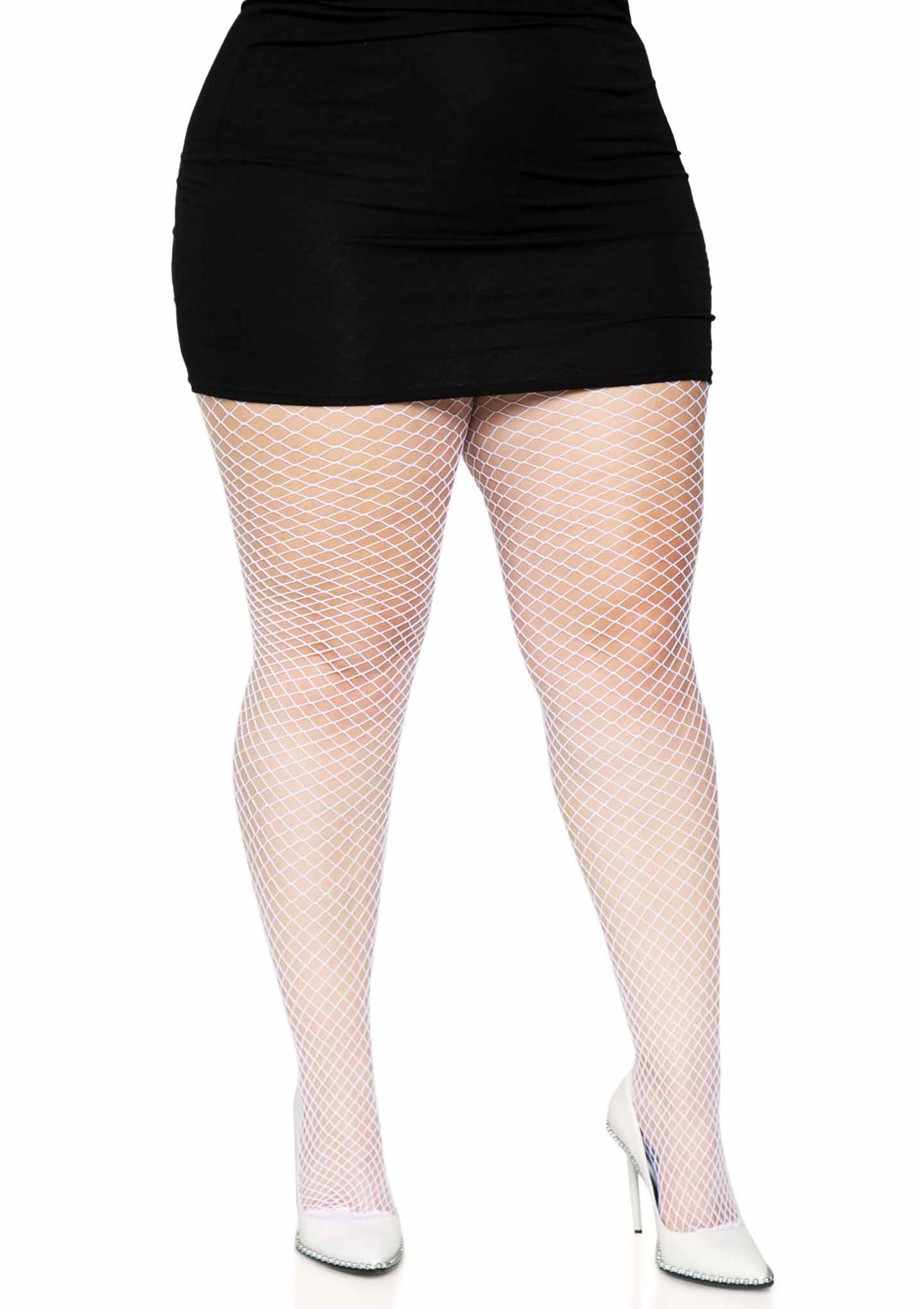 Leg Avenue Plus Elastane Industrial Fishnet Pantyhose