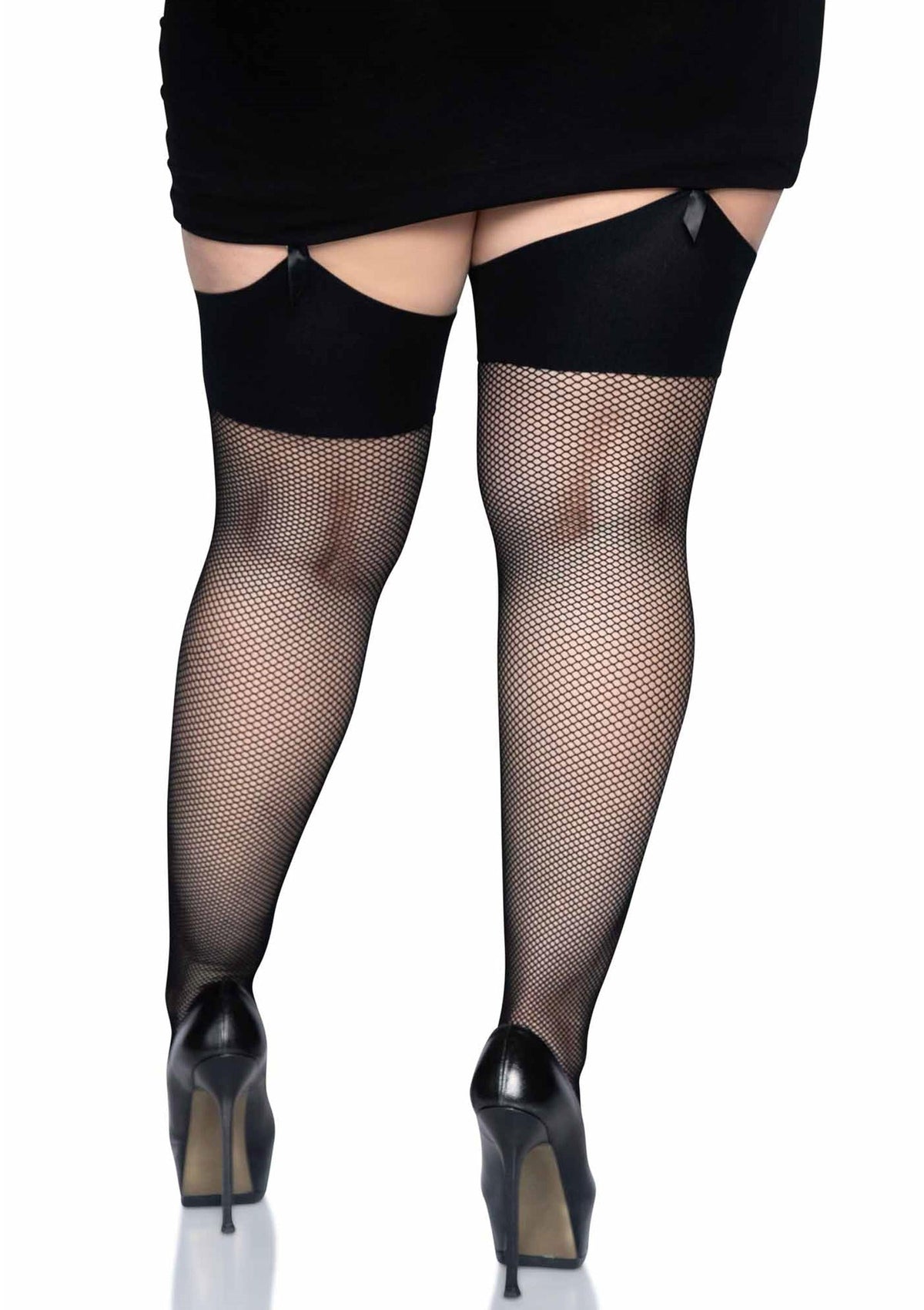 Leg Avenue Plus Elastane Fishnet Stockings