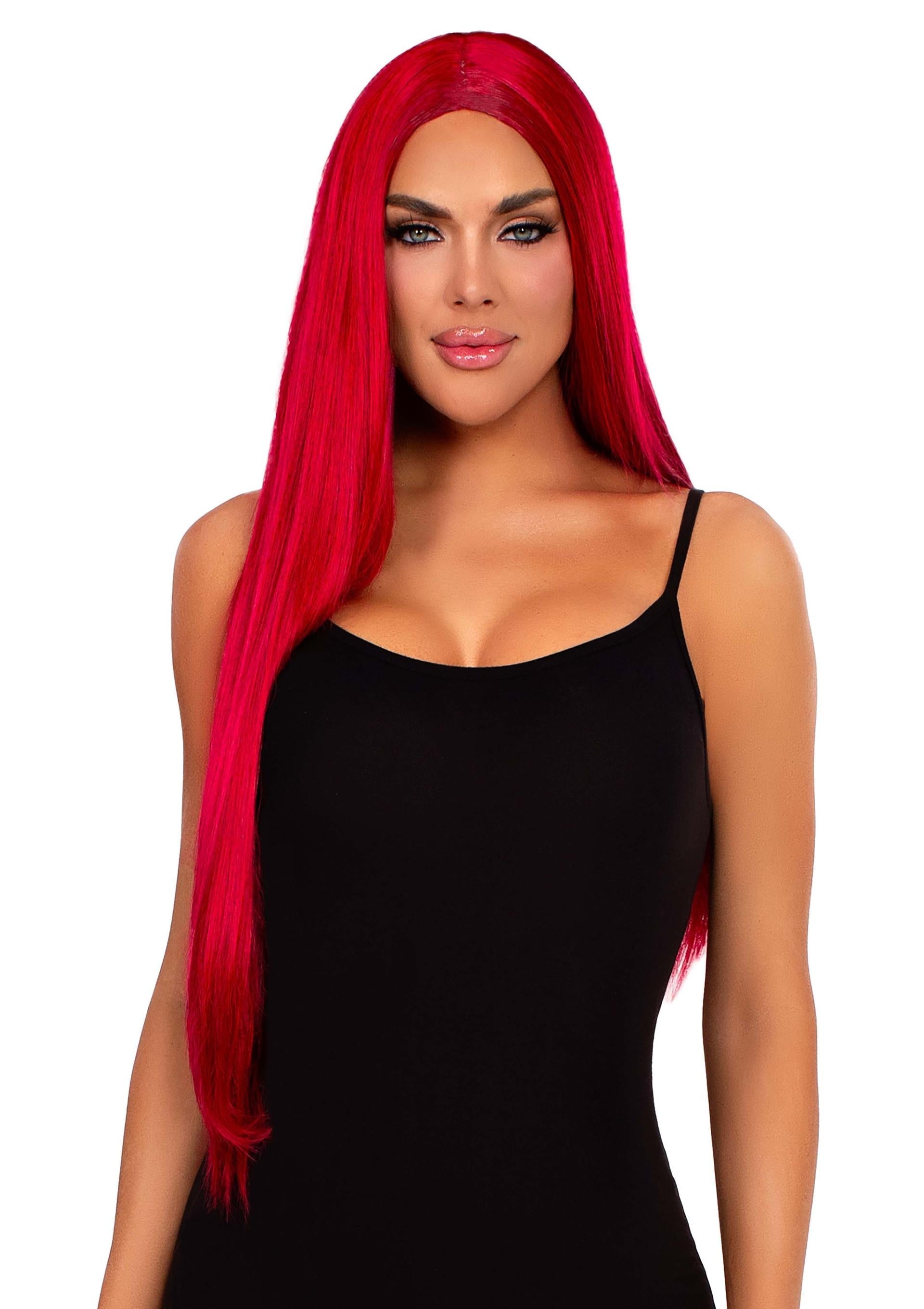 Leg Avenue Long Straight Center Part Wig