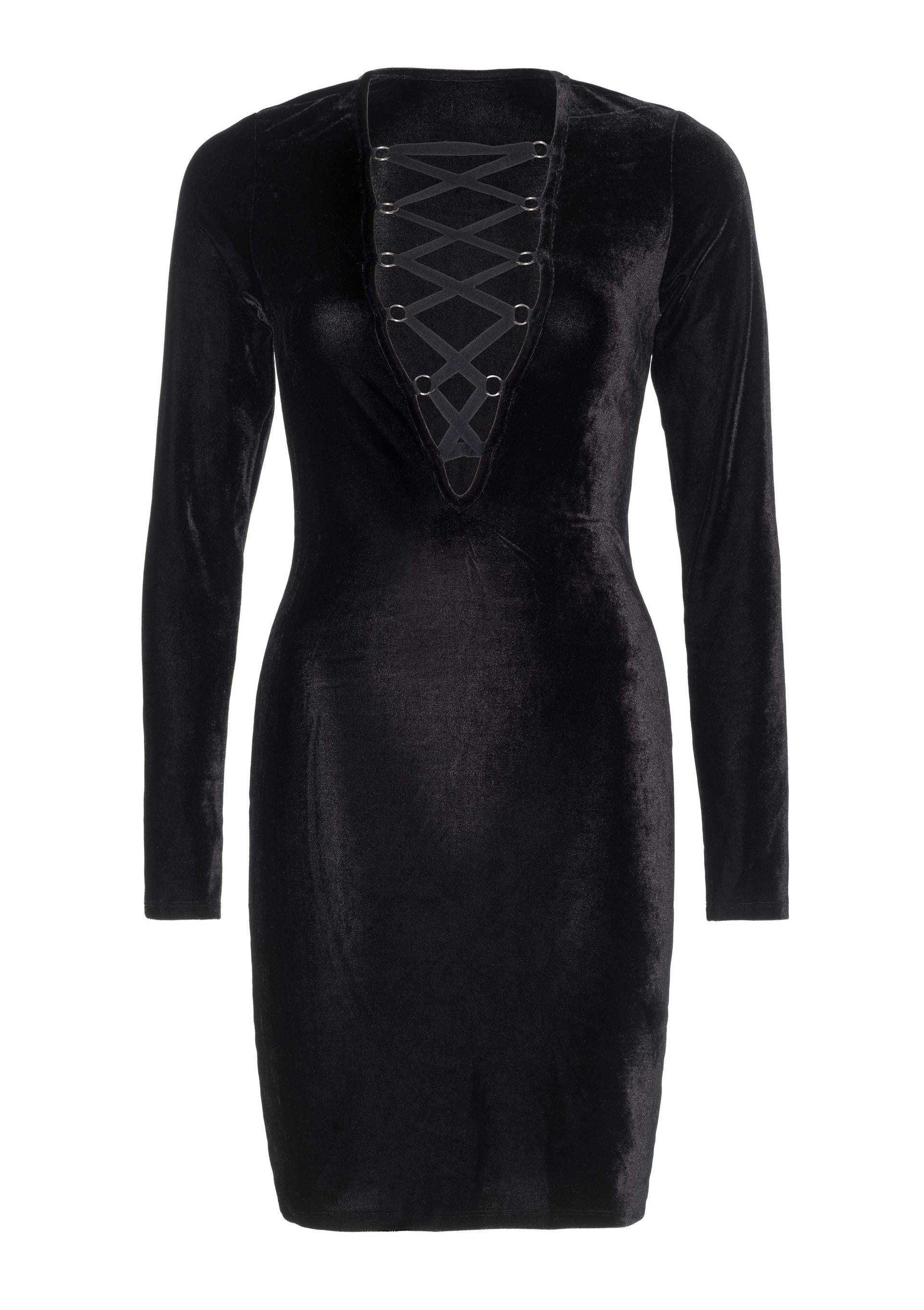 Leg Avenue Velvet Long Sleeved Dress