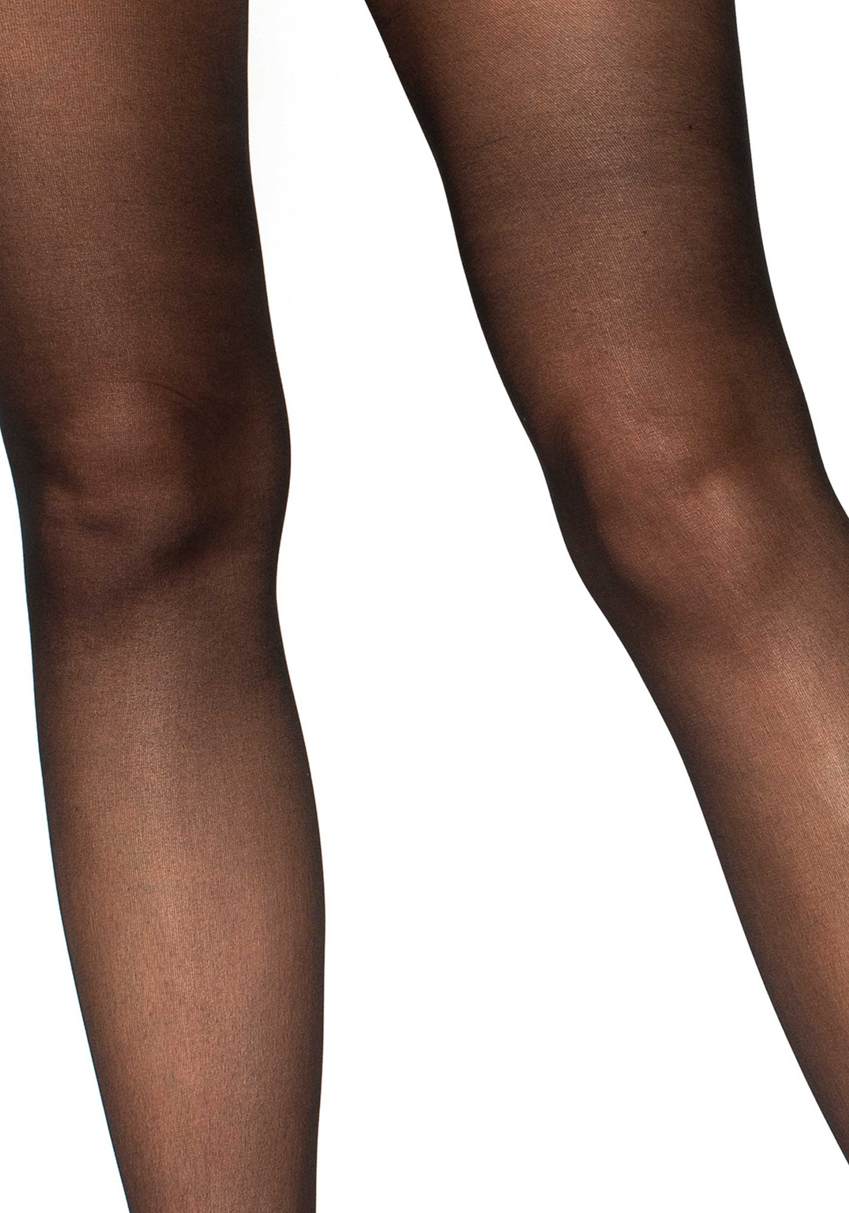 Leg Avenue Sheer Thigh Highs with Lace Garter Belt
