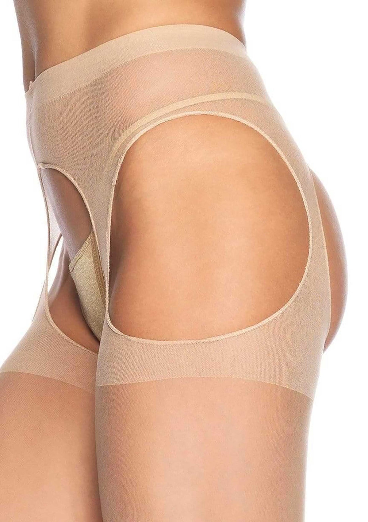 Leg Avenue Sheer Suspender Pantyhose