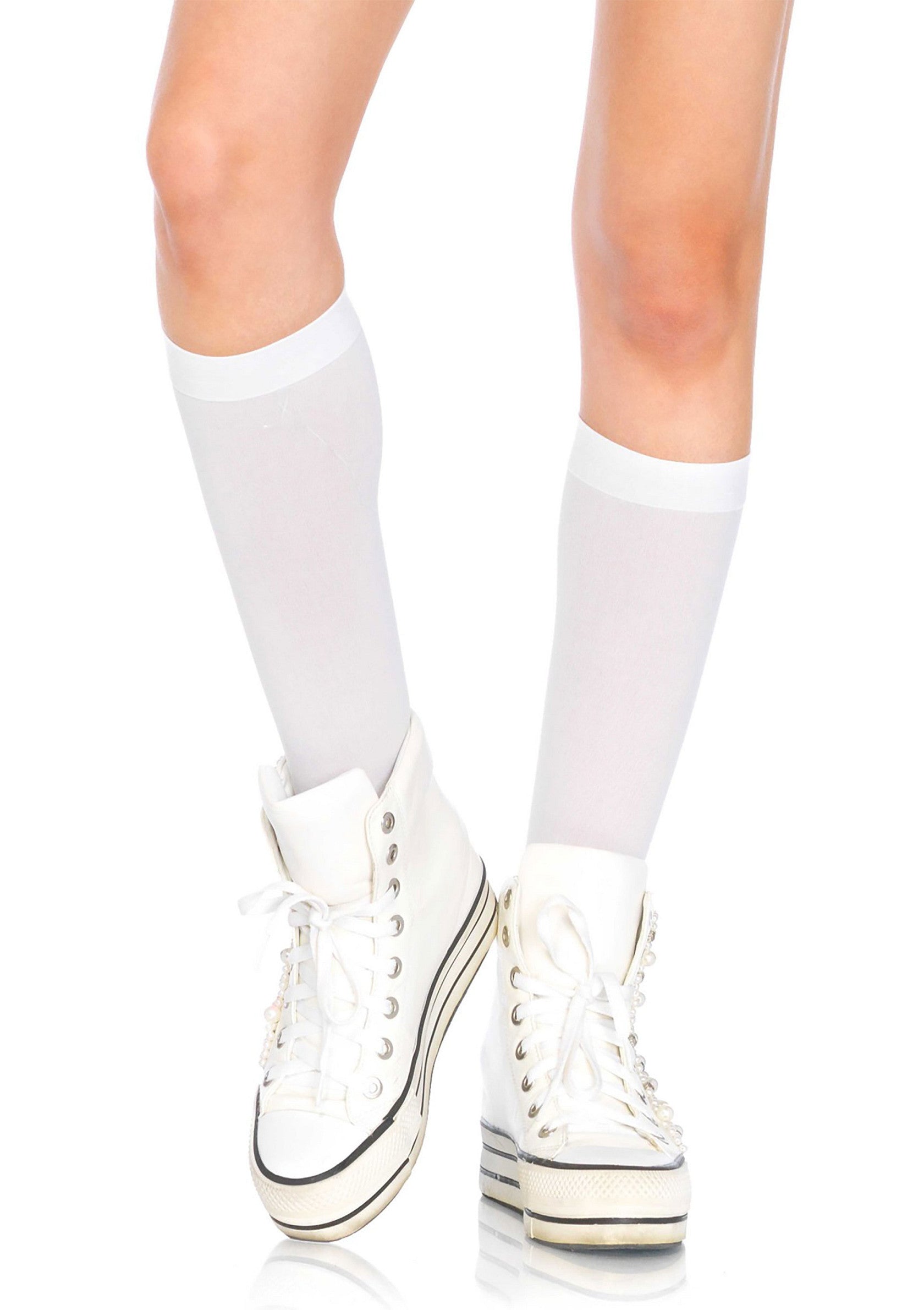 Leg Avenue Nylon Knee Highs