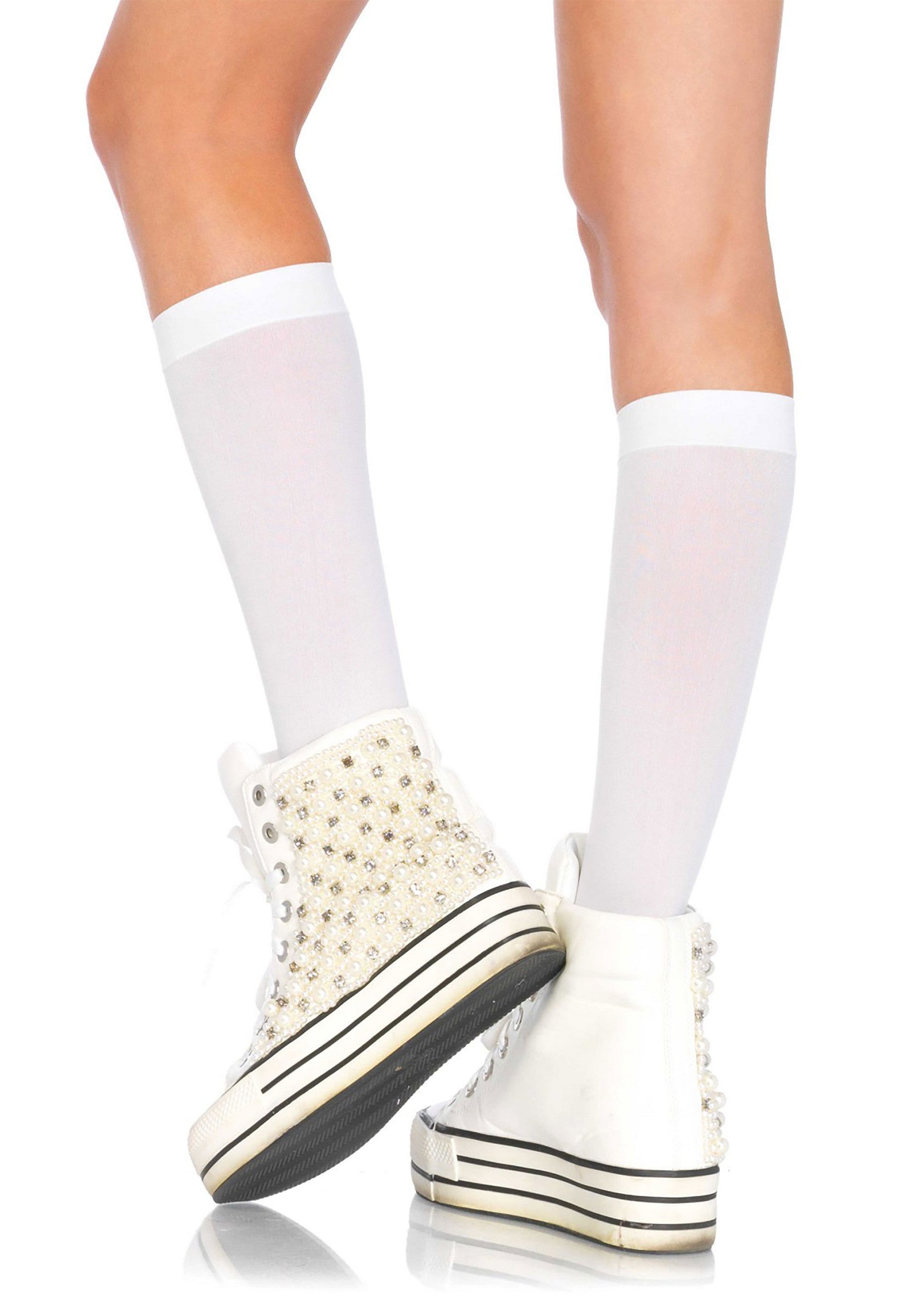 Leg Avenue Nylon Knee Highs