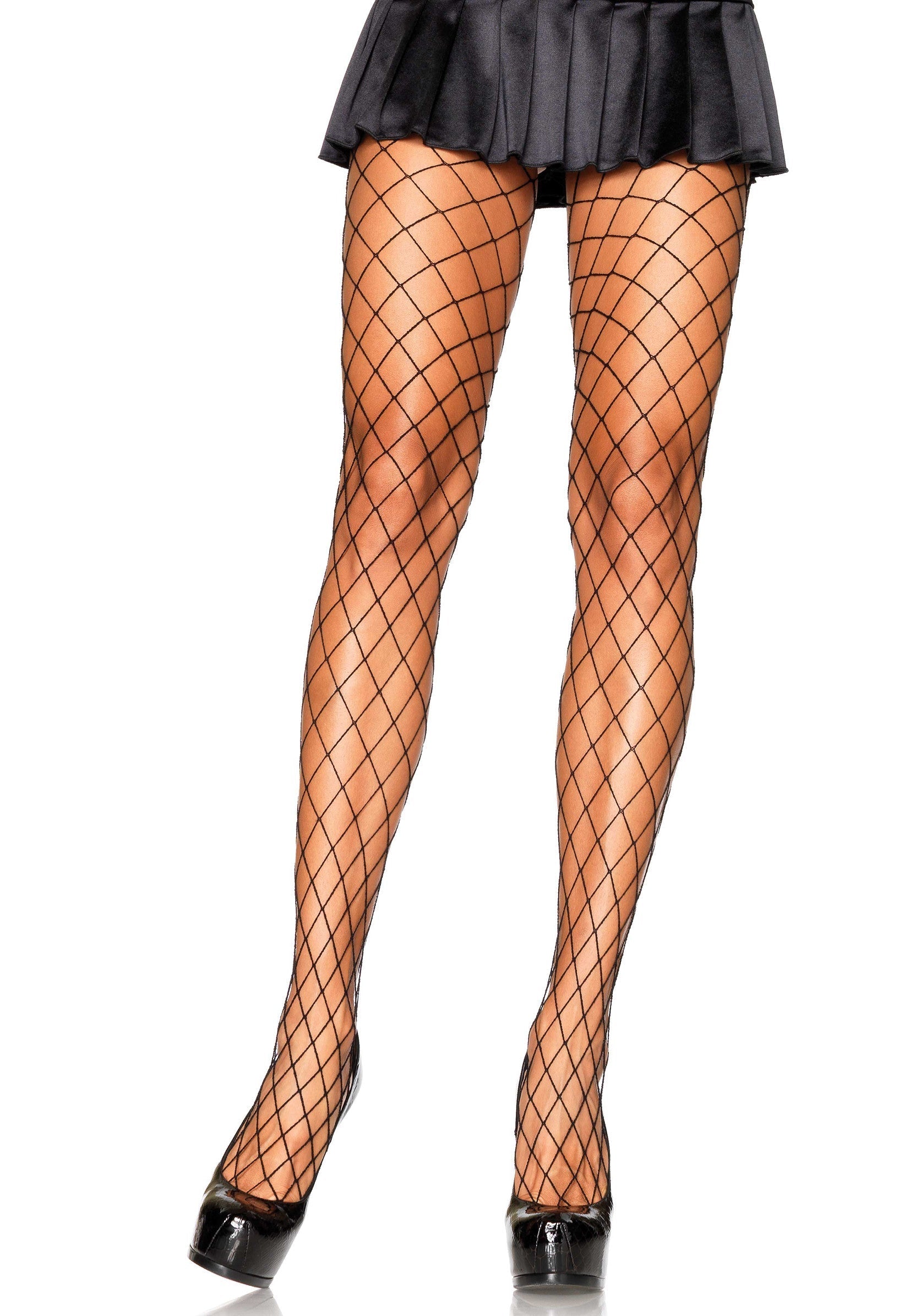 Leg Avenue Elastane Diamond Fishnet Pantyhose