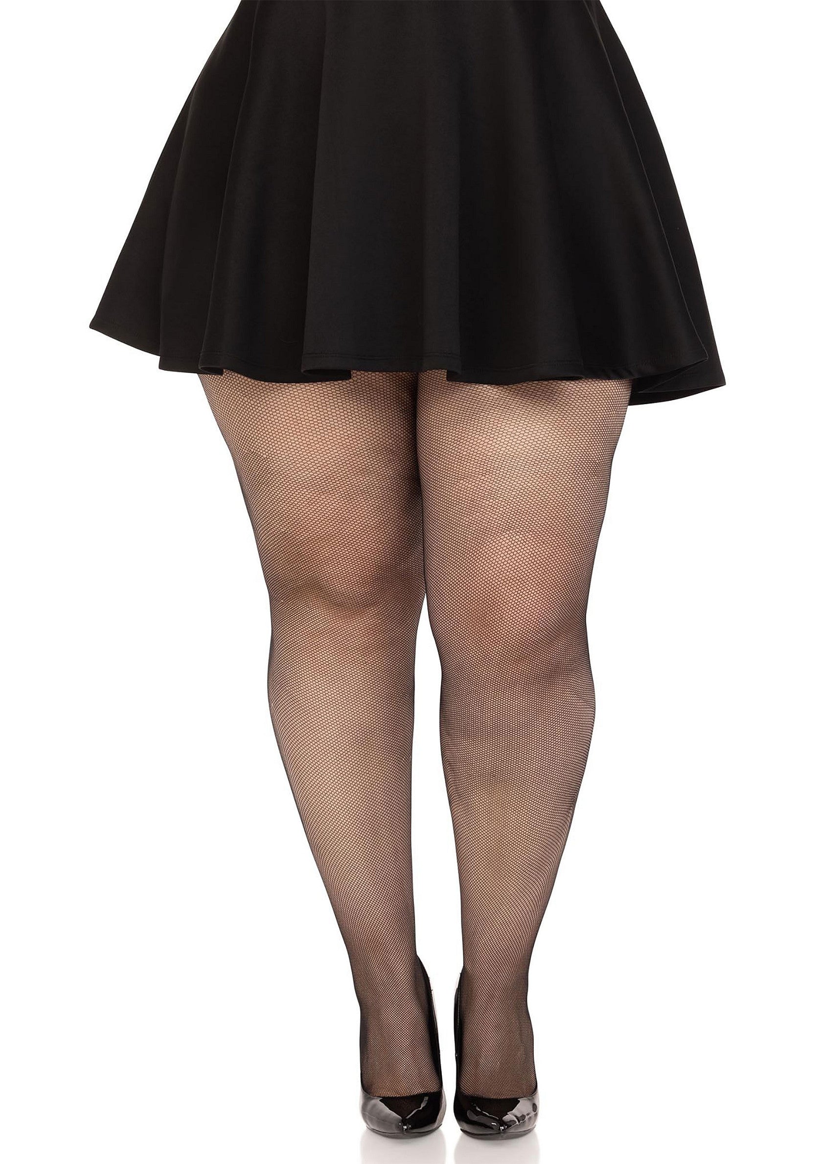 Leg Avenue Plus Elastane Micro Net Tights