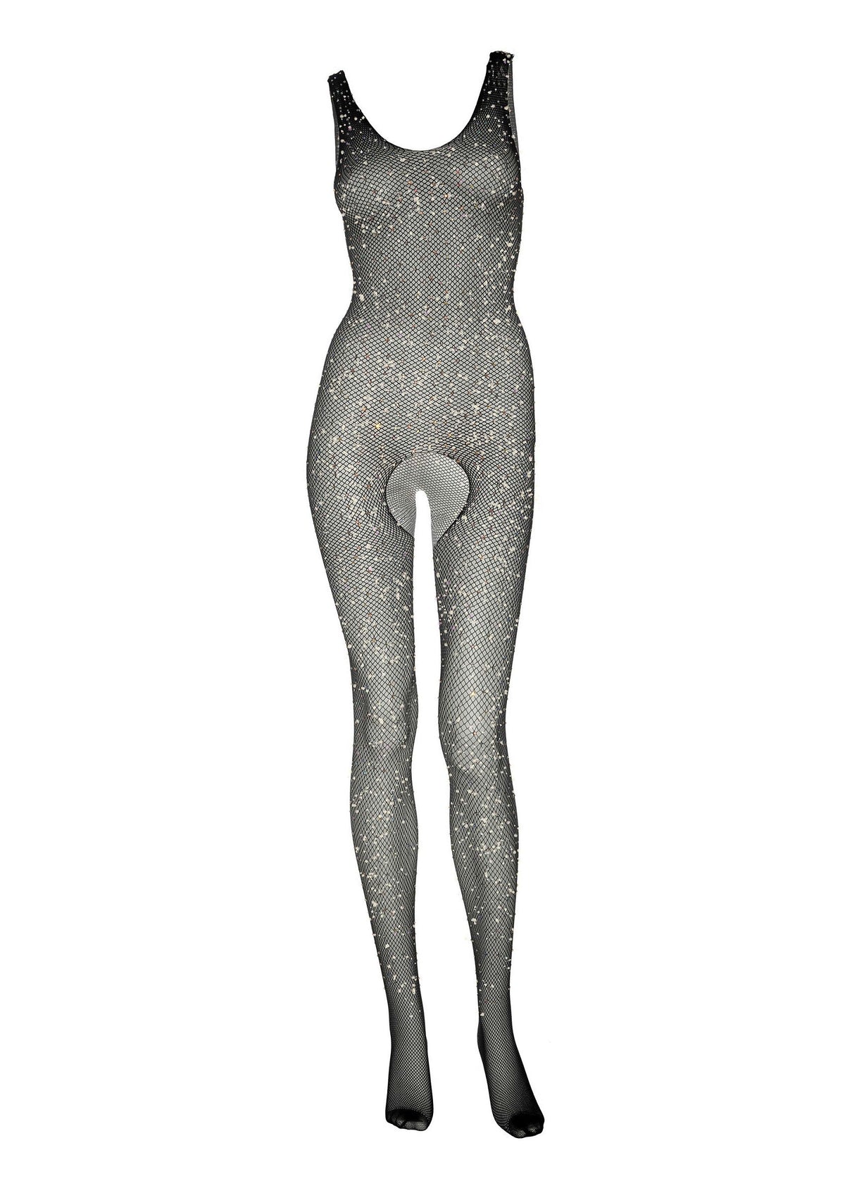 Leg Avenue Crystalized Fishnet Tank Bodystocking