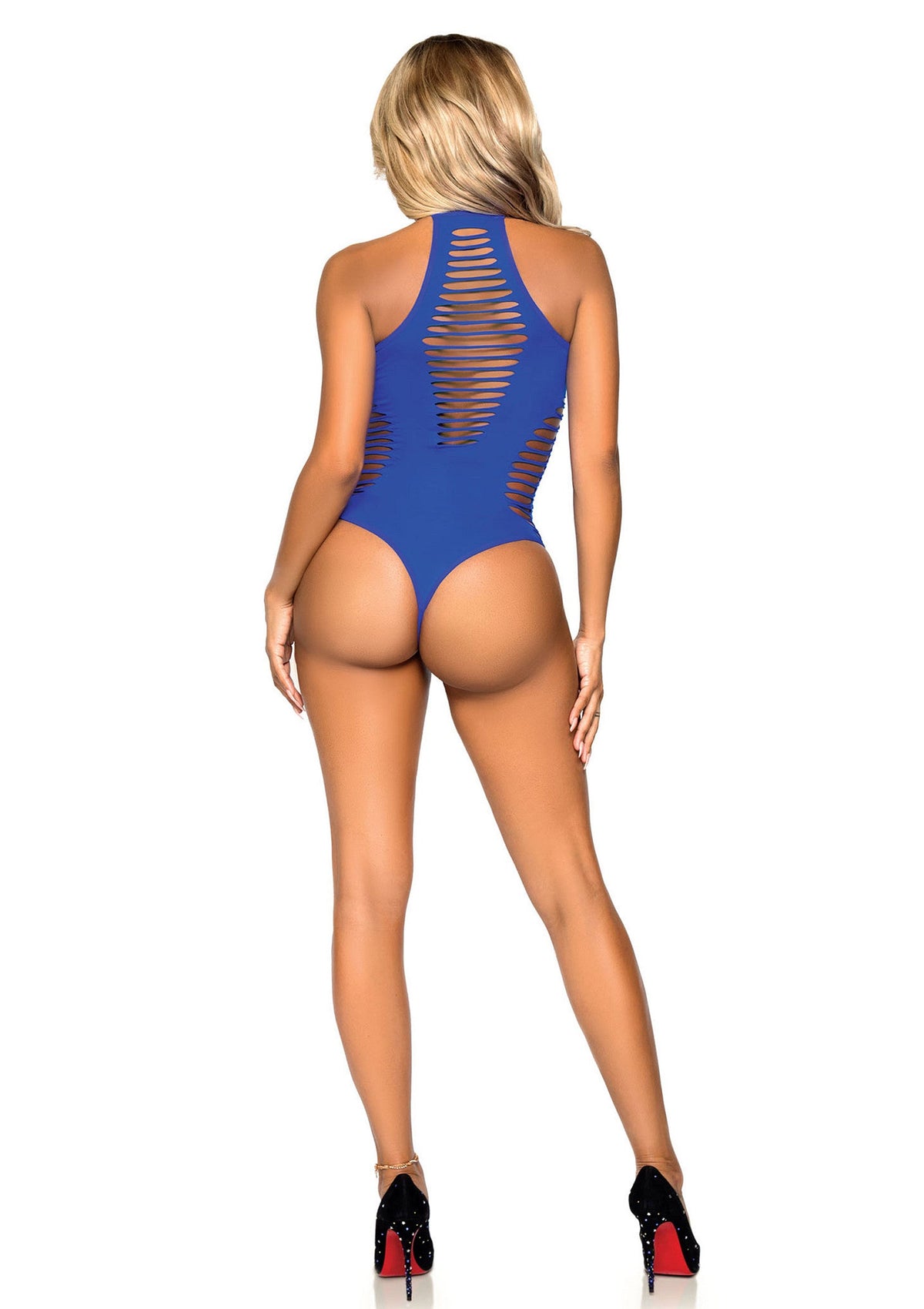 Leg Avenue Shredded Racer Back Thong Bodysuit