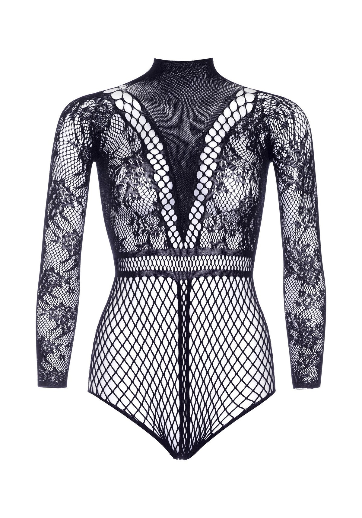 Leg Avenue Fishnet Bodysuit with Snapcrotch