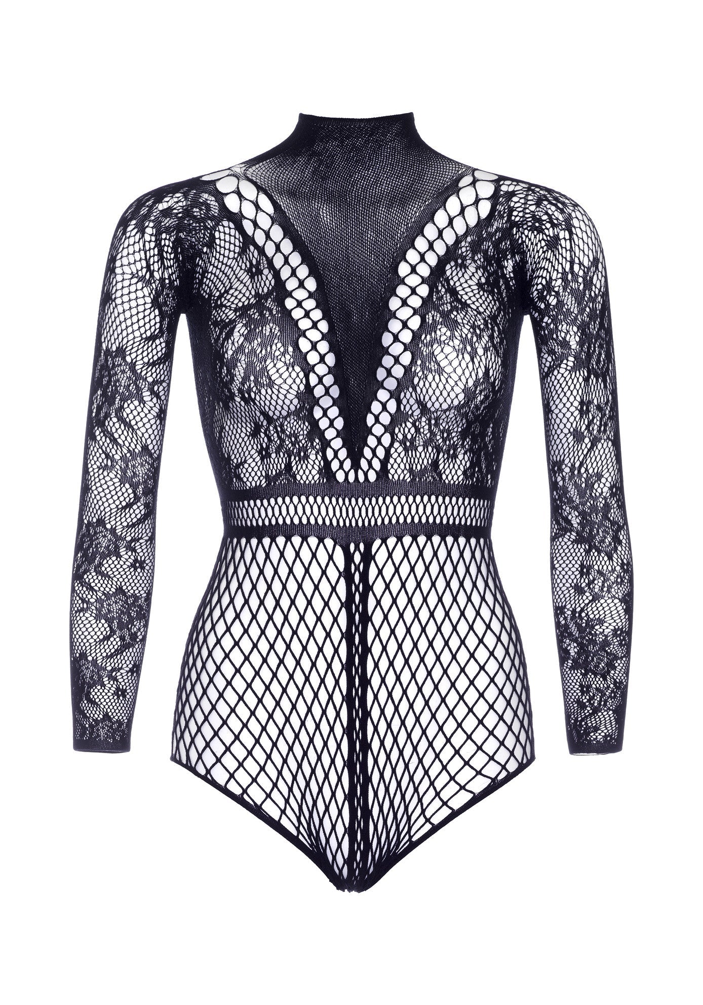 Leg Avenue Fishnet Bodysuit with Snapcrotch
