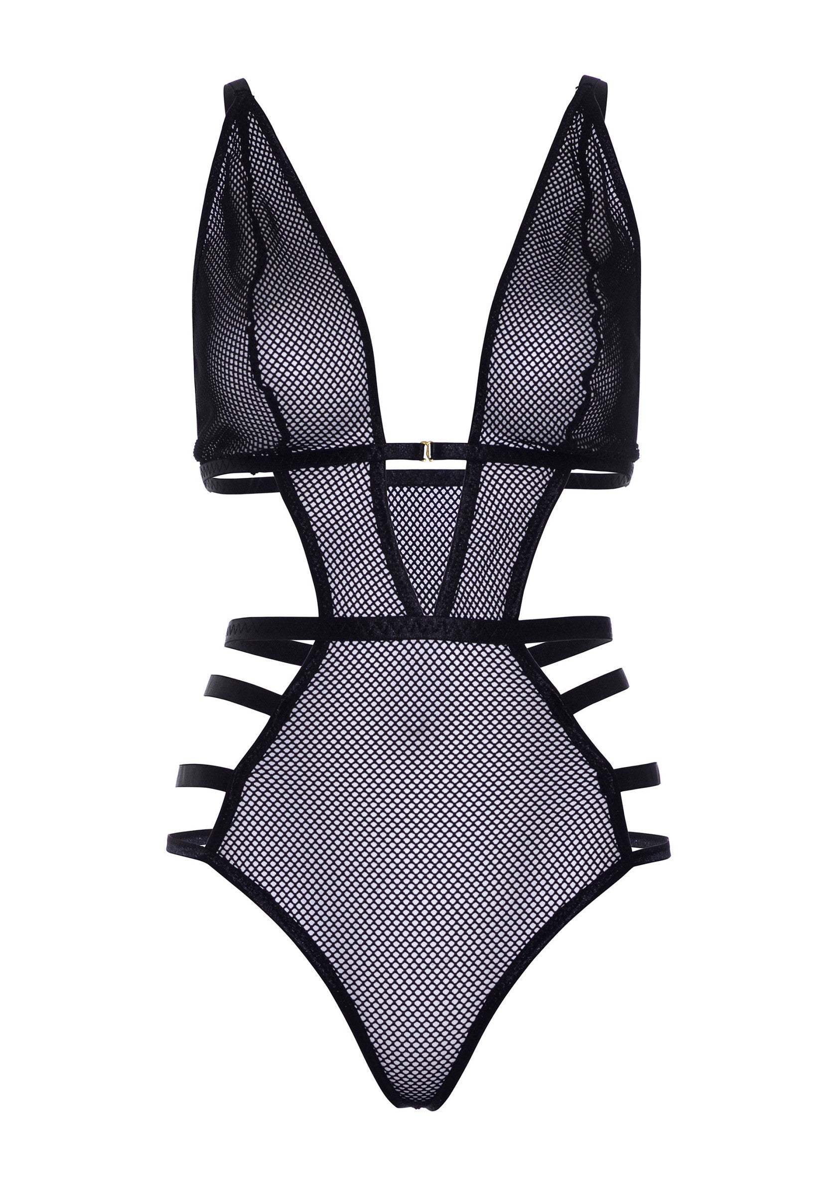 Leg Avenue Strappy Teddy With Adjustable Straps