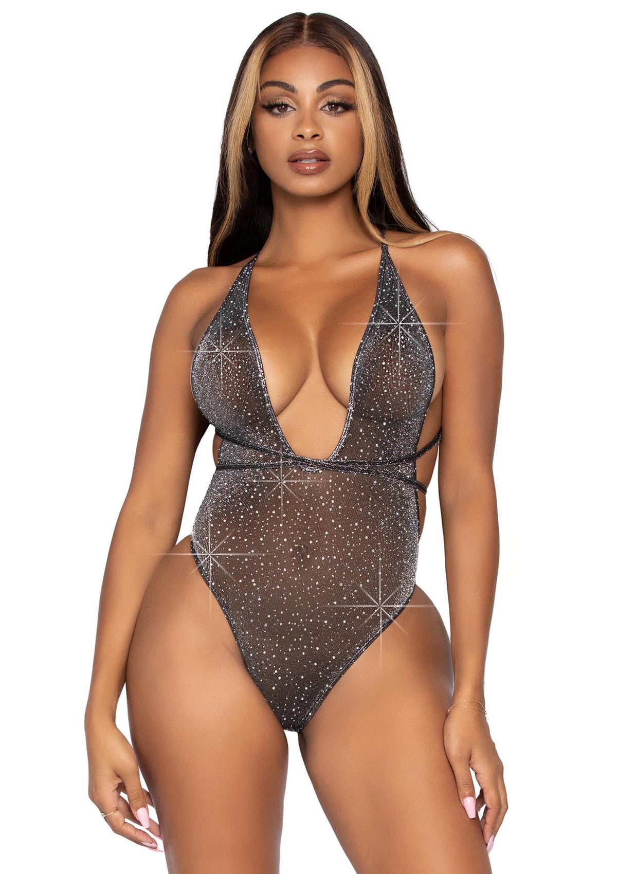 Leg Avenue Teddy With Wrap-Around Straps
