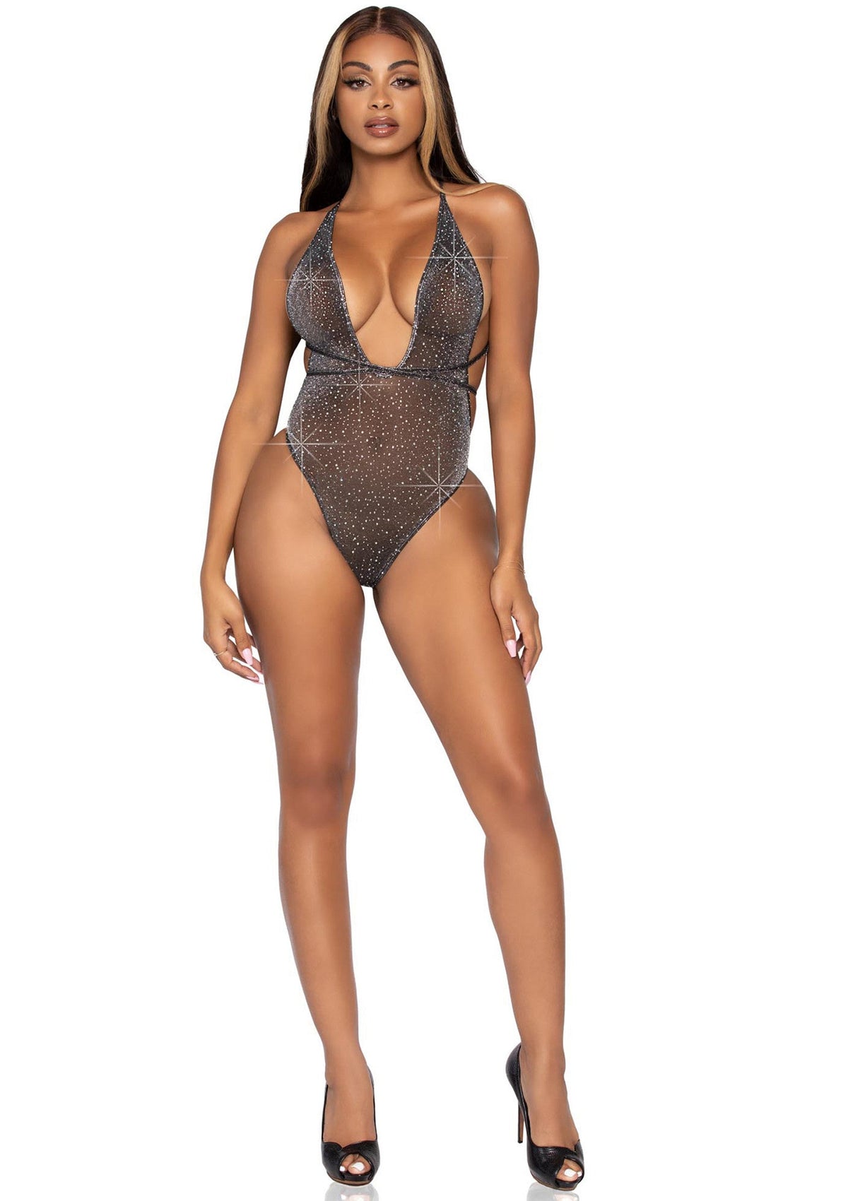 Leg Avenue Teddy With Wrap-Around Straps