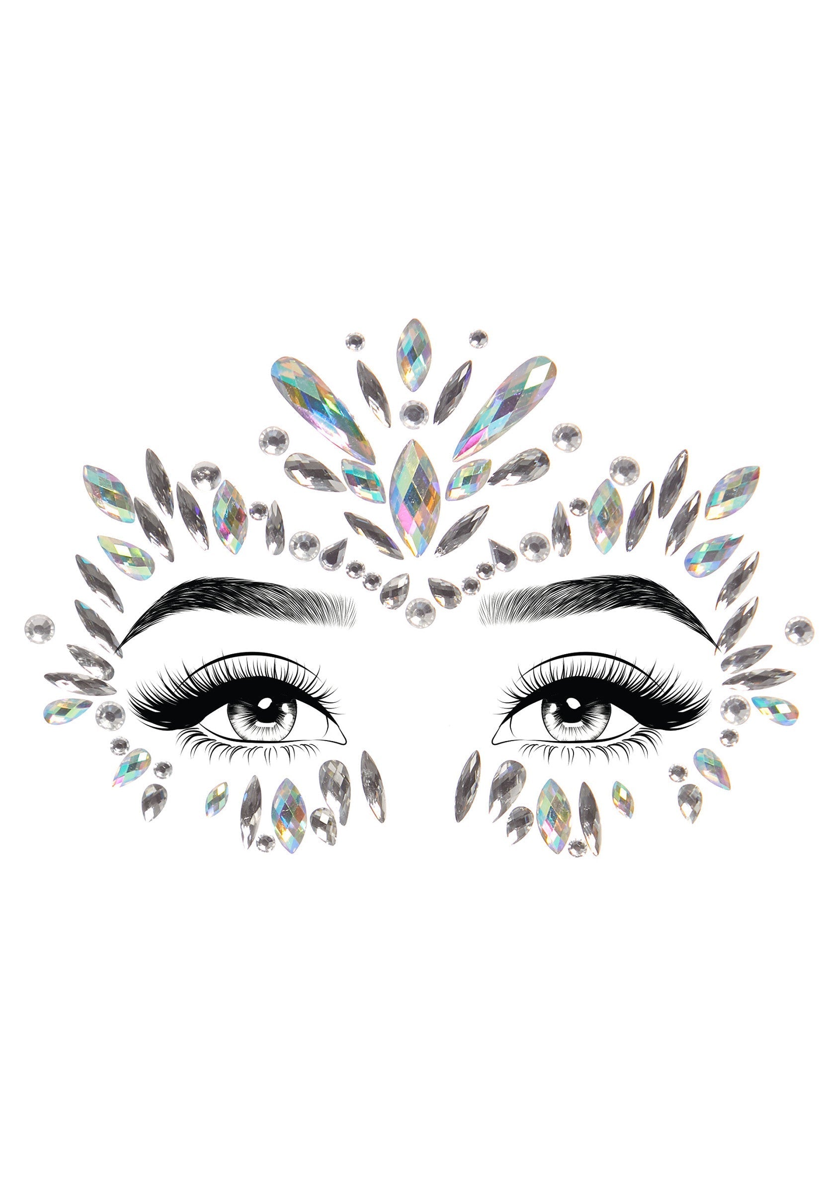 Leg Avenue Iris Adhesive Face Jewels Sticker