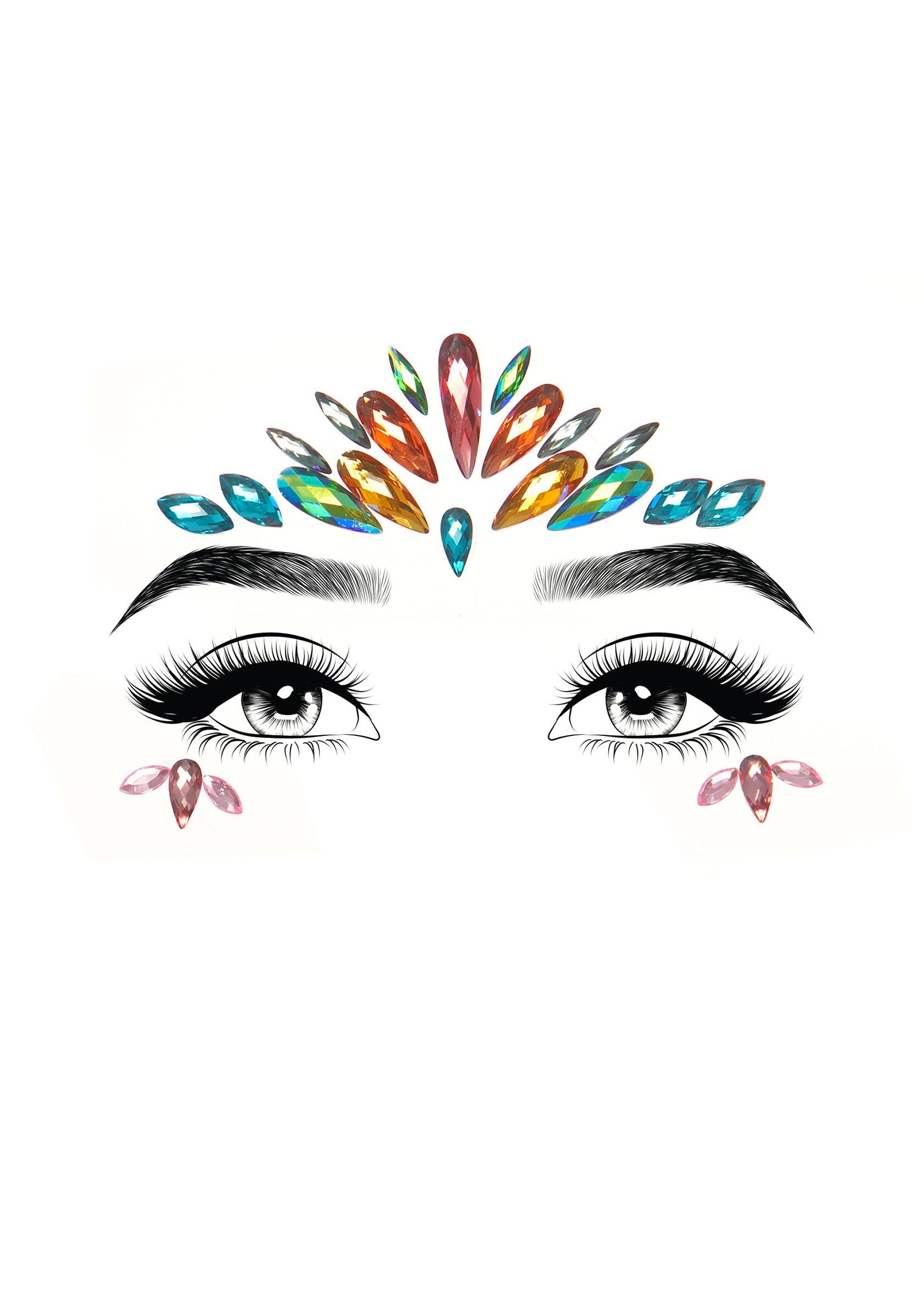 Leg Avenue Avri Adhesive Face Jewels Sticker