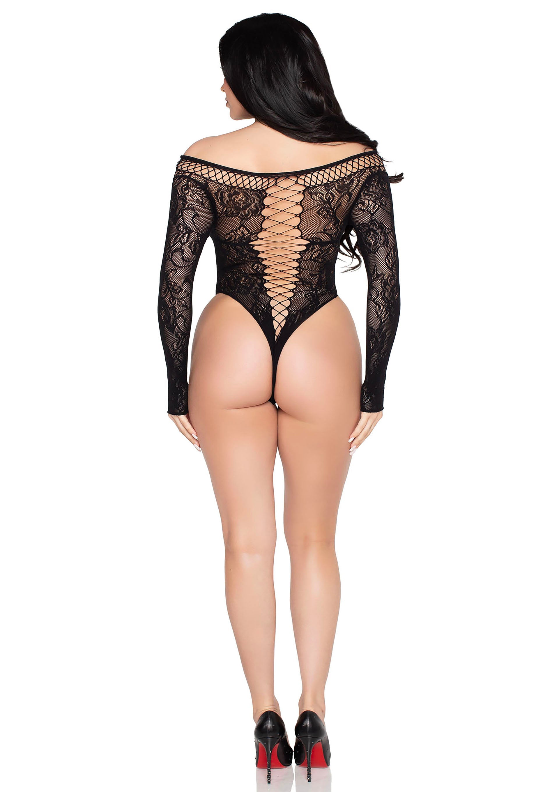 Leg Avenue Net and Lace Teddy