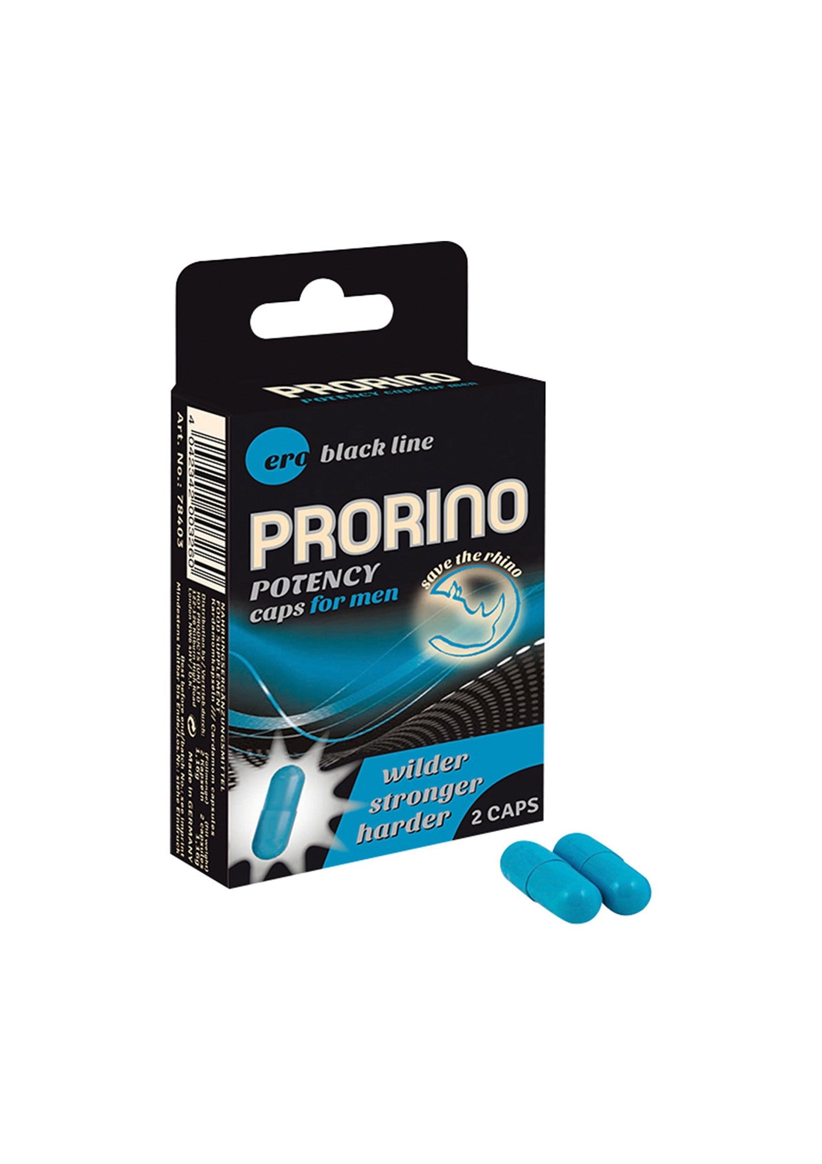 HOT Prorino Potency Caps For Men 2 pcs