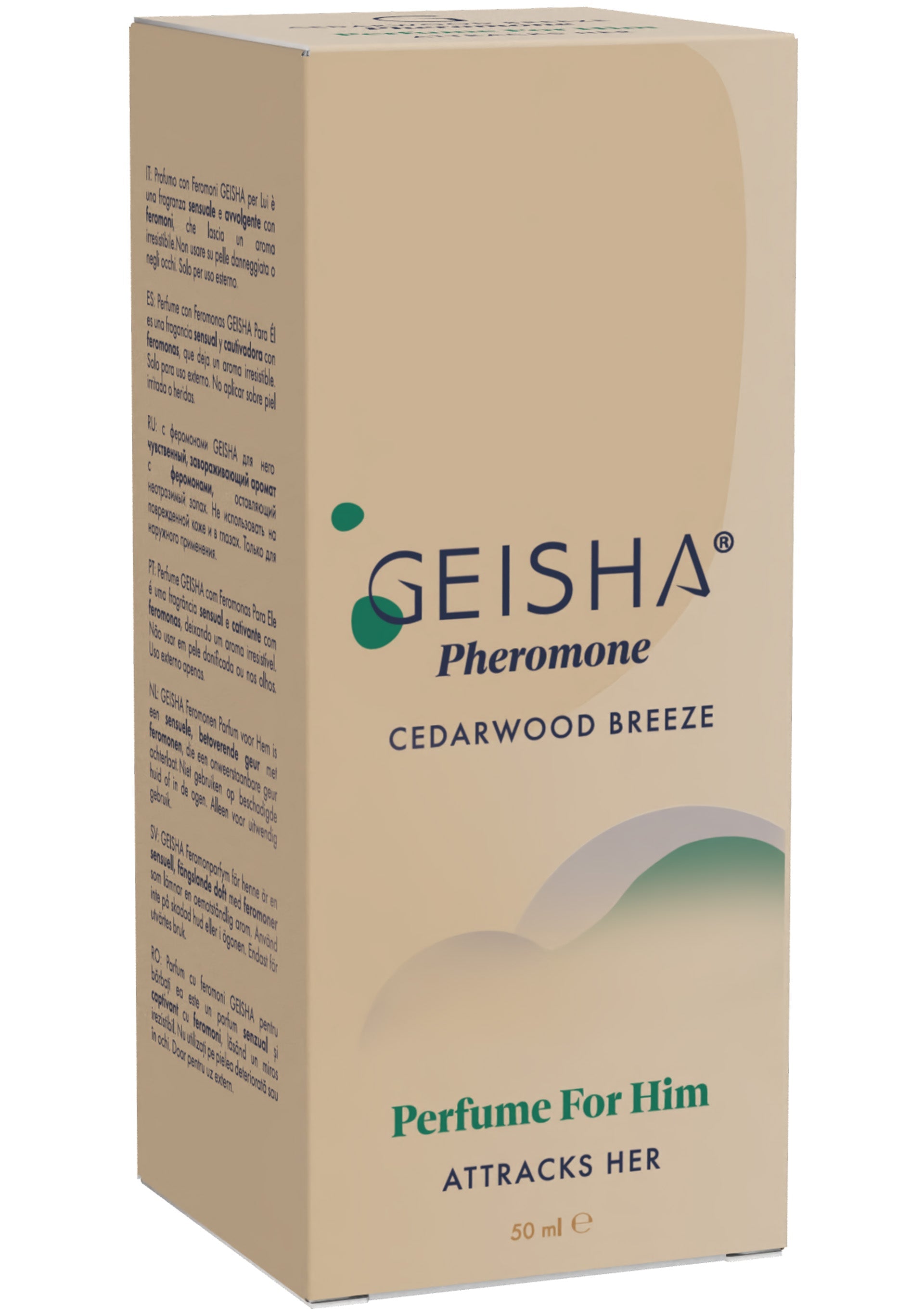 Geisha Pheromone Perfume For Him 50 ml