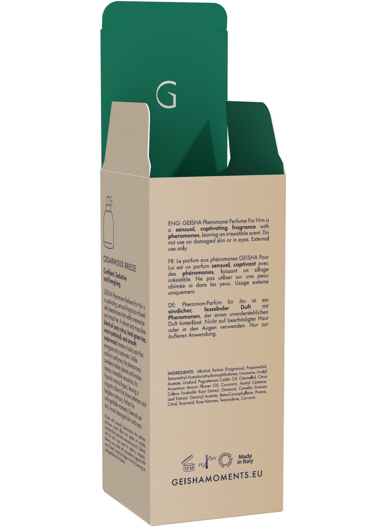 Geisha Pheromone Perfume For Him 50 ml
