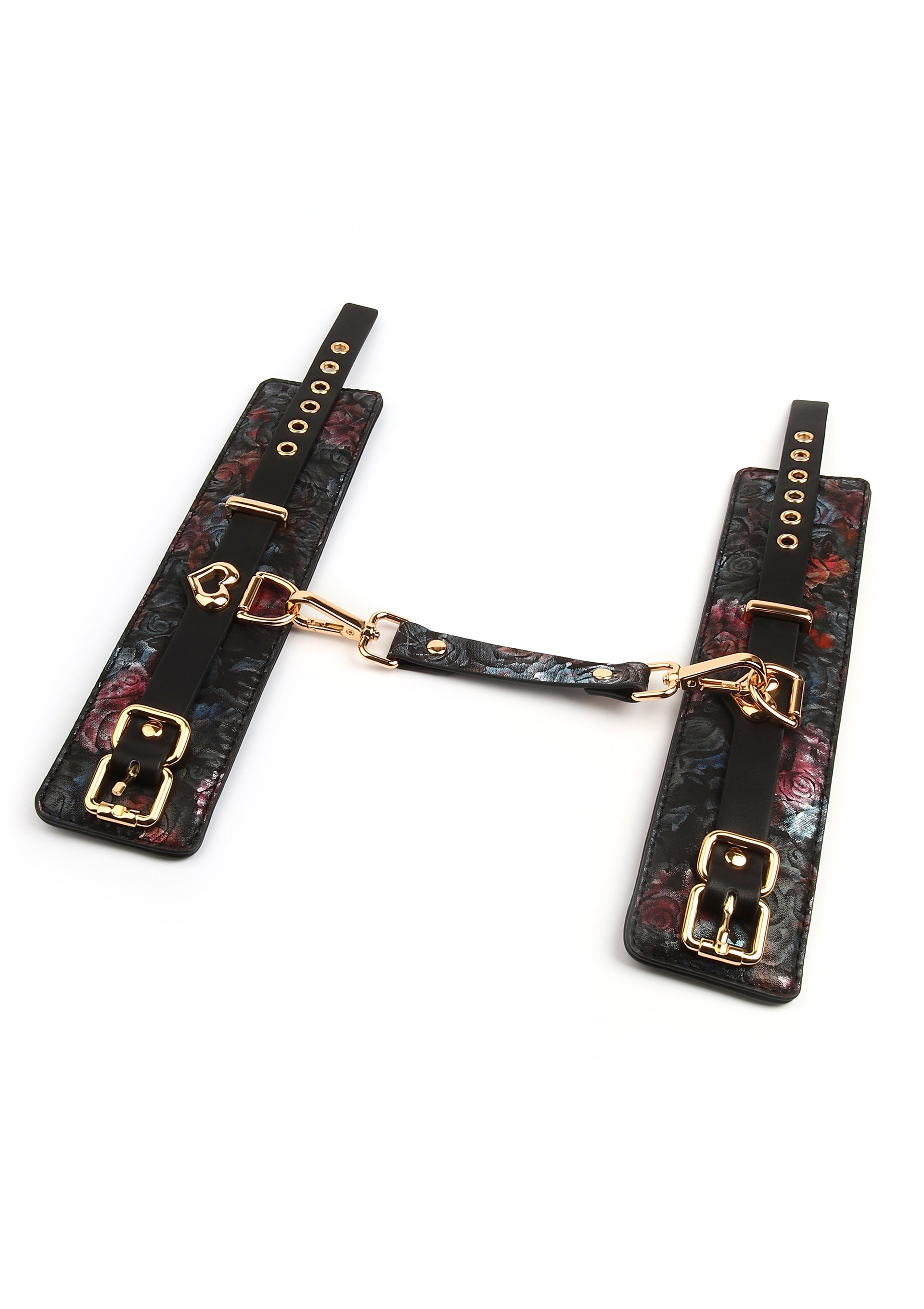 Geisha Floral Jacquard Wrist Cuffs