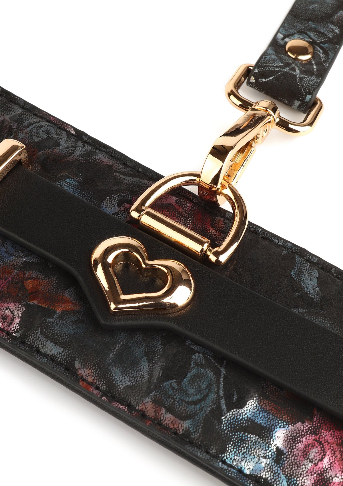 Geisha Floral Jacquard Wrist Cuffs