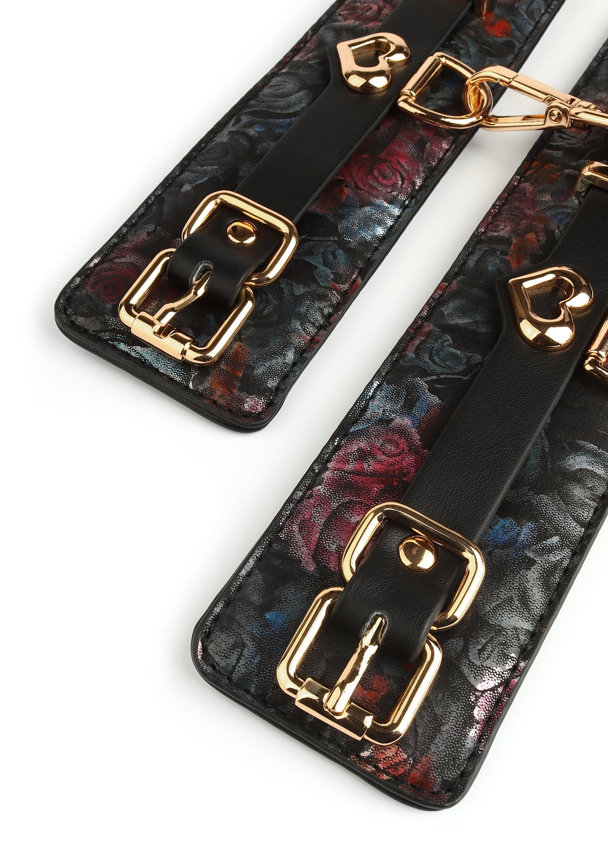 Geisha Floral Jacquard Wrist Cuffs