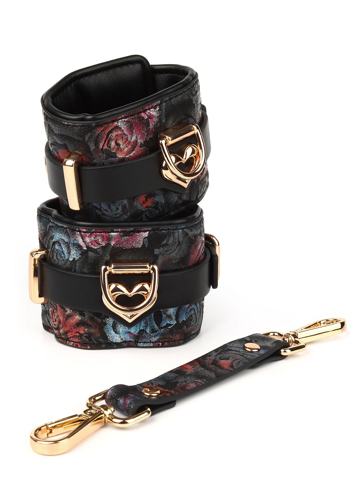 Geisha Floral Jacquard Wrist Cuffs