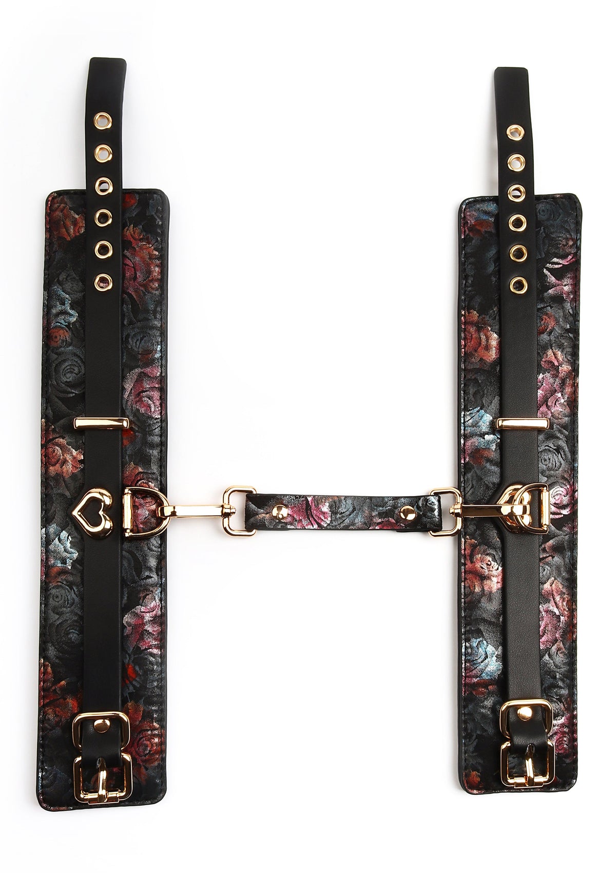 Geisha Floral Jacquard Ankle Cuffs