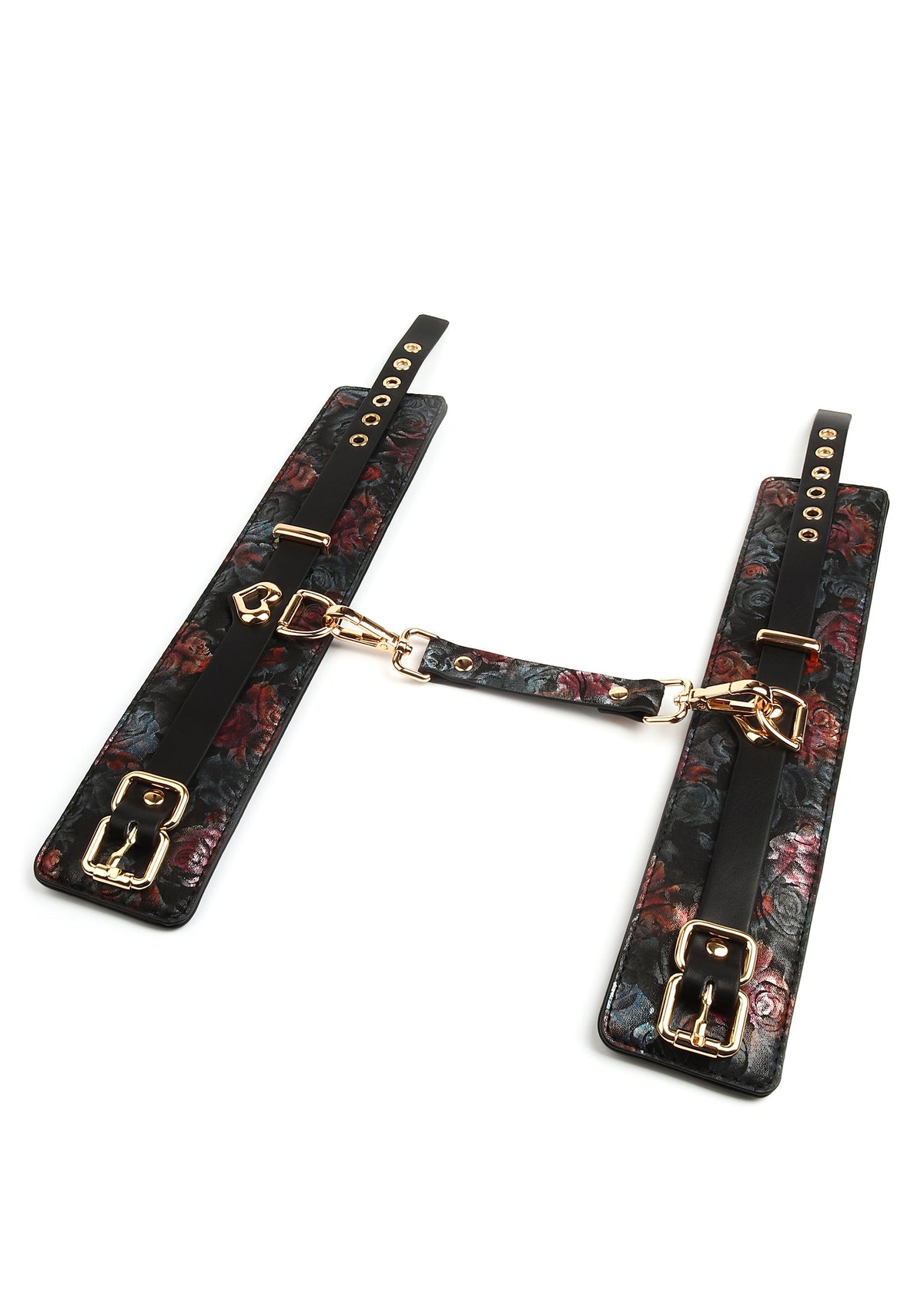 Geisha Floral Jacquard Ankle Cuffs
