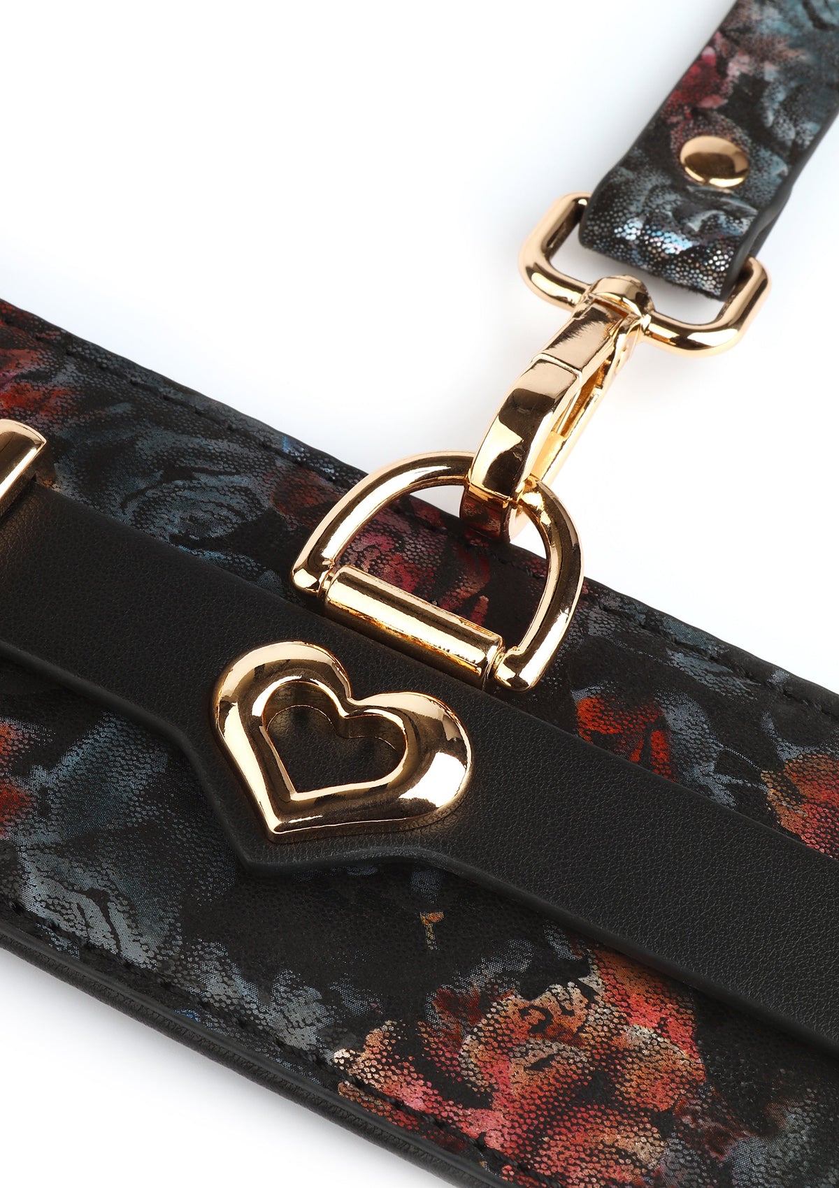 Geisha Floral Jacquard Ankle Cuffs
