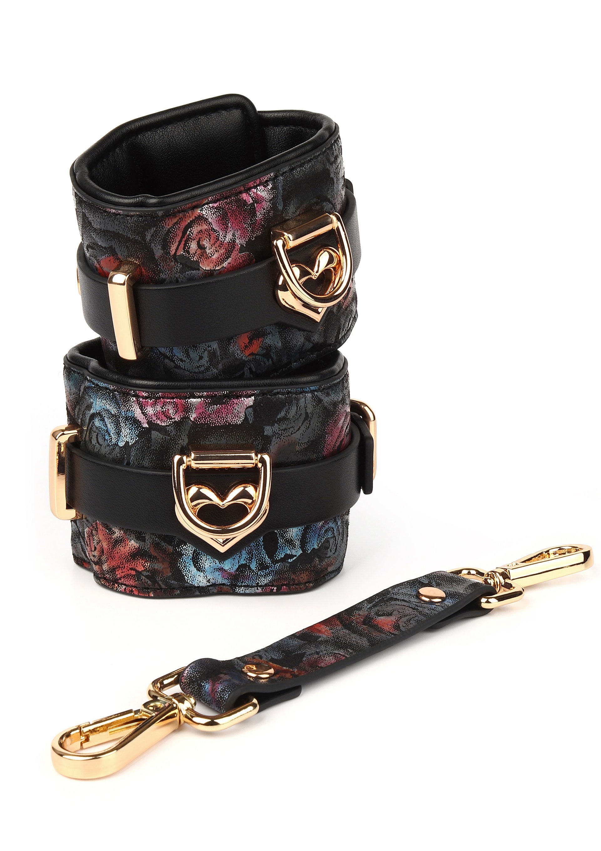 Geisha Floral Jacquard Ankle Cuffs