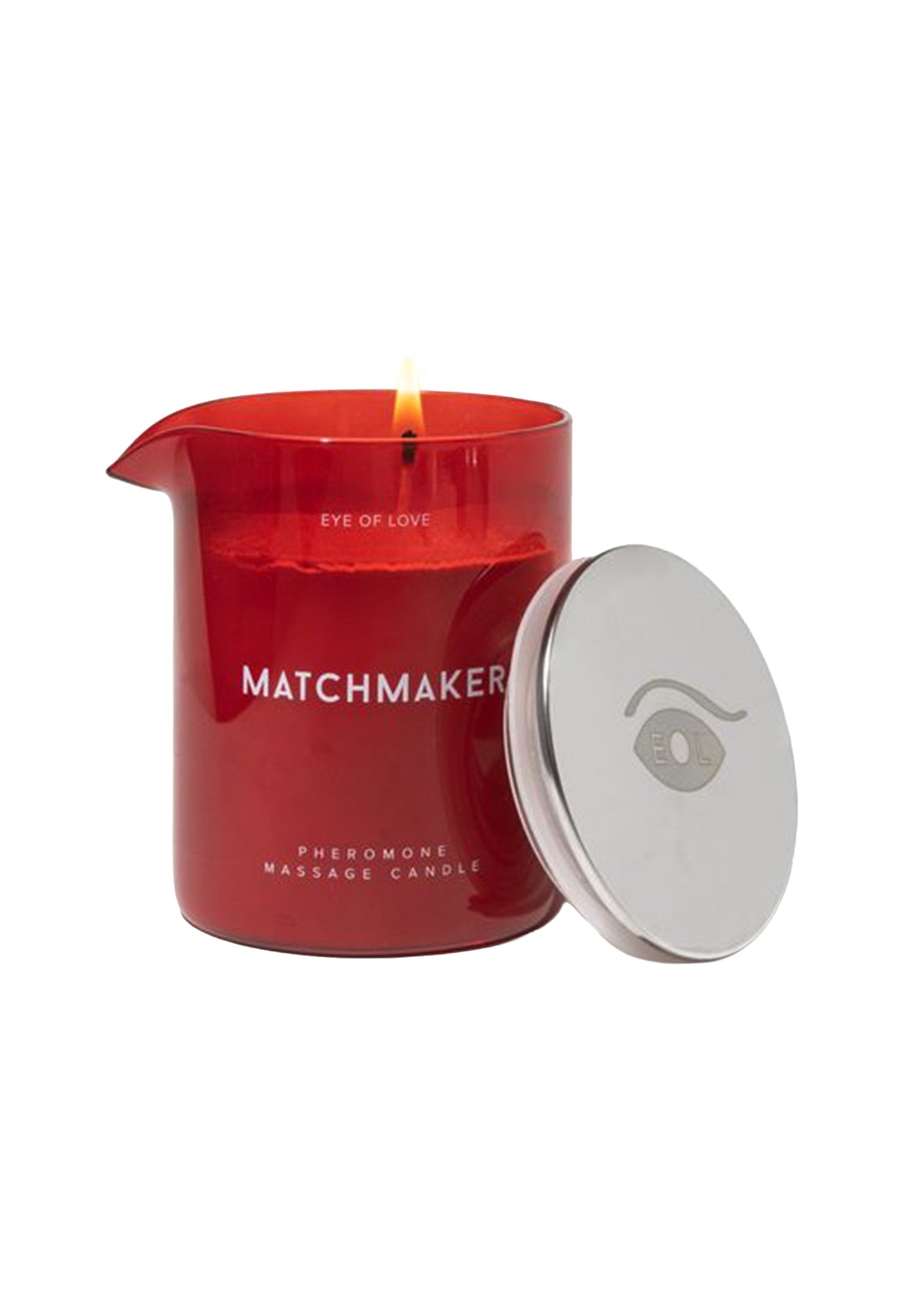 Eye of Love Pheromone Massage Candle Red Diamond