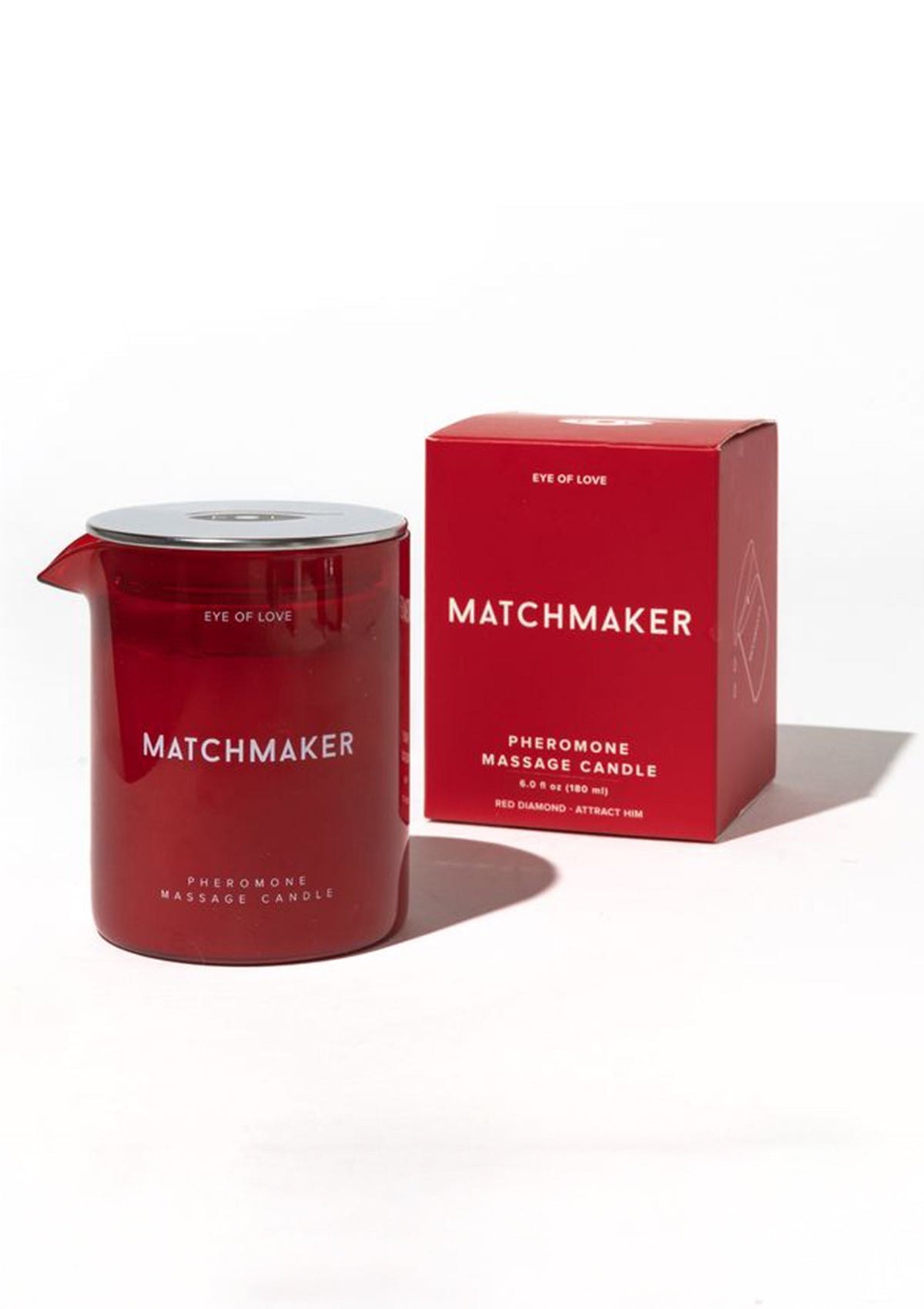Eye of Love Pheromone Massage Candle Red Diamond