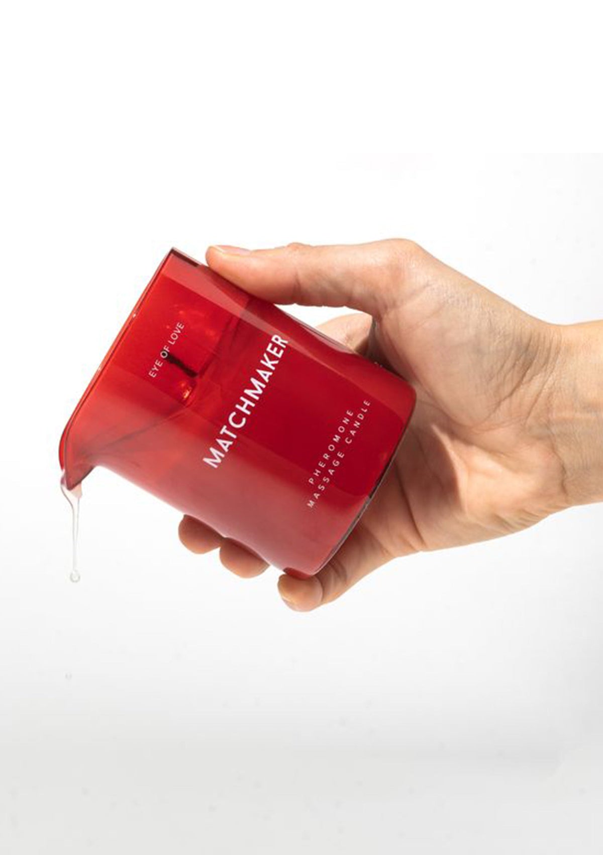 Eye of Love Pheromone Massage Candle Red Diamond