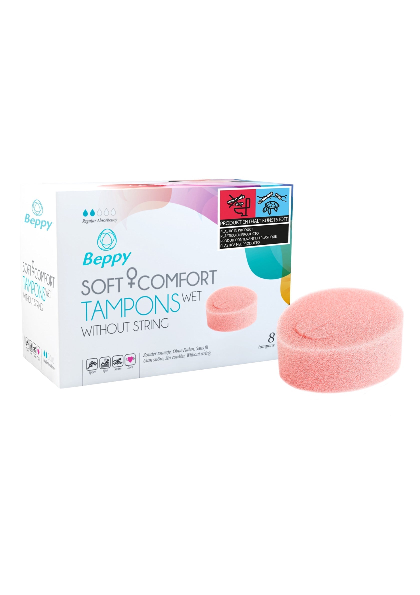 Beppy Soft & Comfort Wet 8 pcs