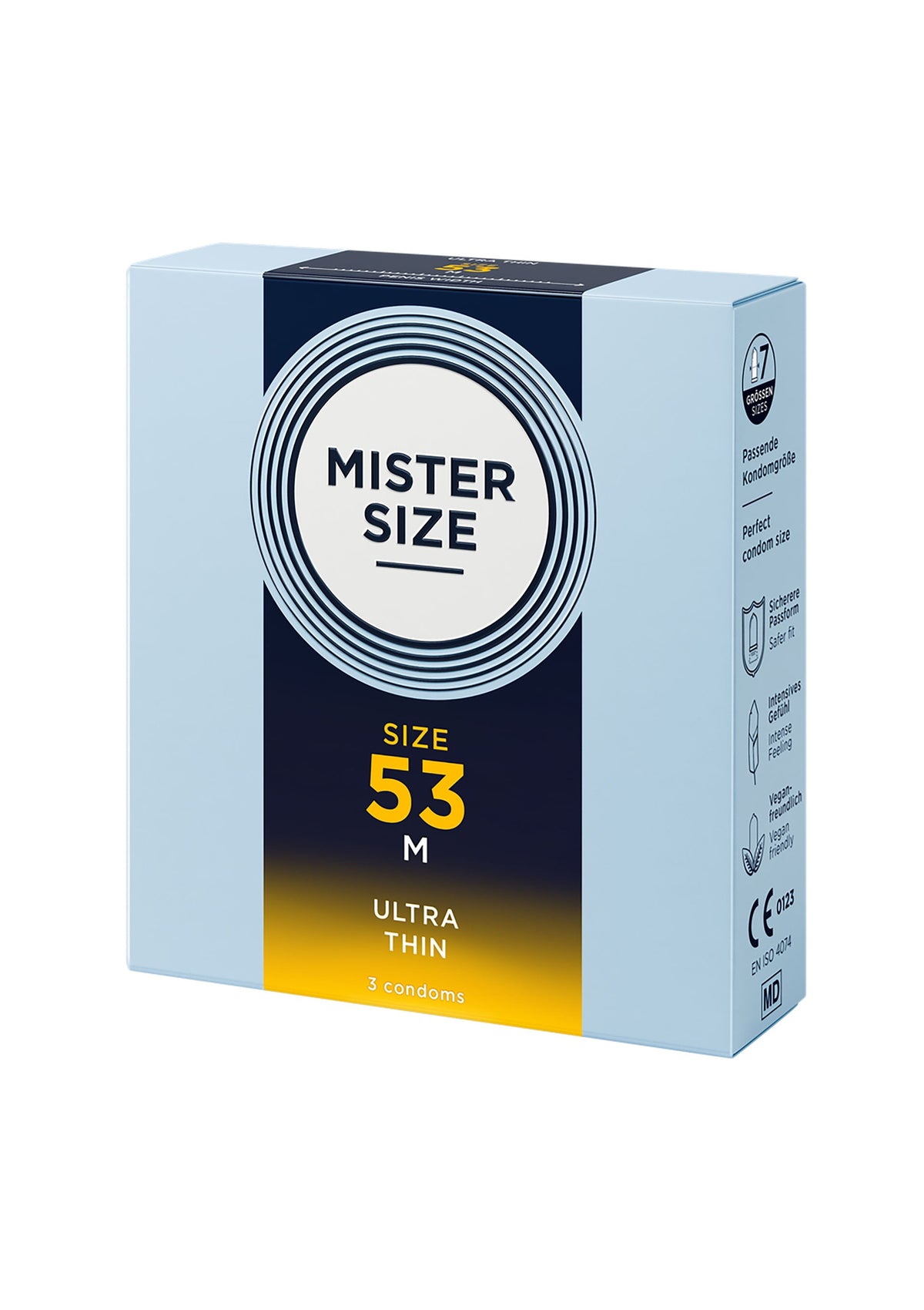 MISTER SIZE 53mm Condoms 3pcs