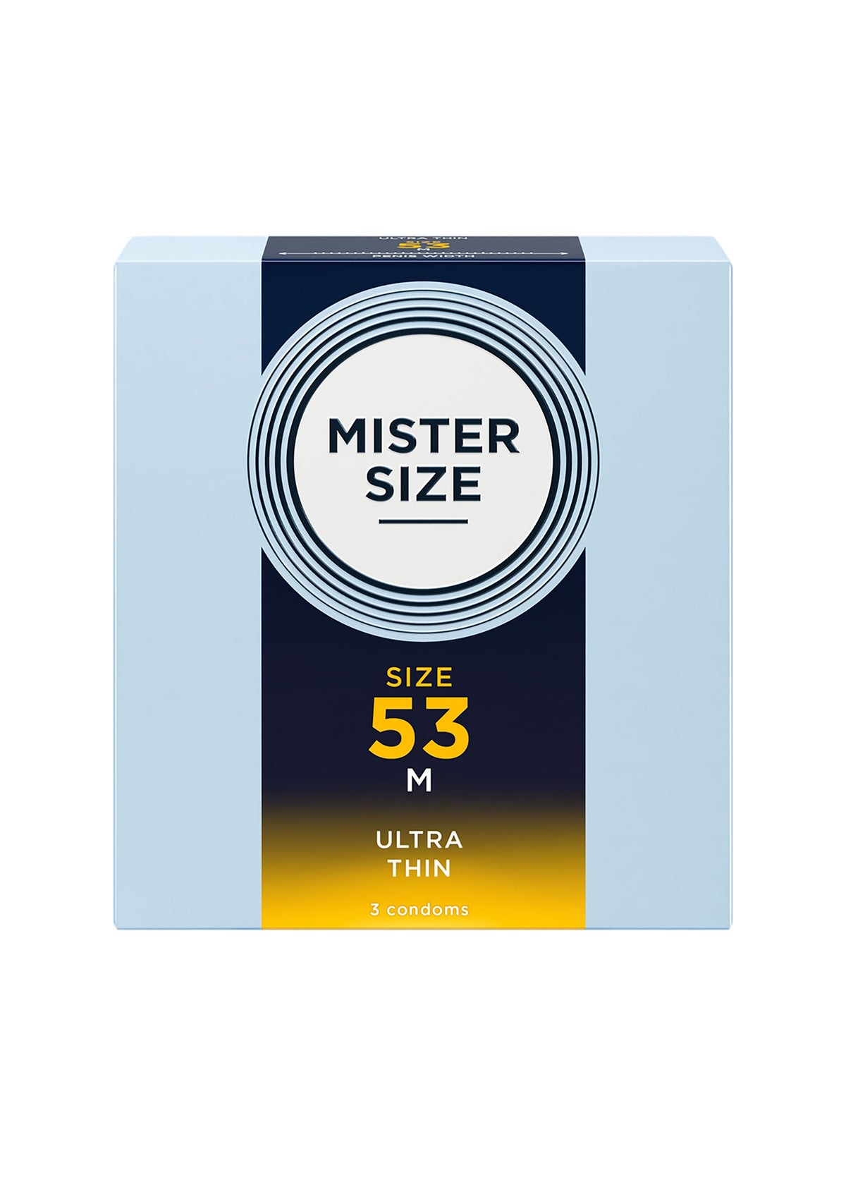 MISTER SIZE 53mm Condoms 3pcs