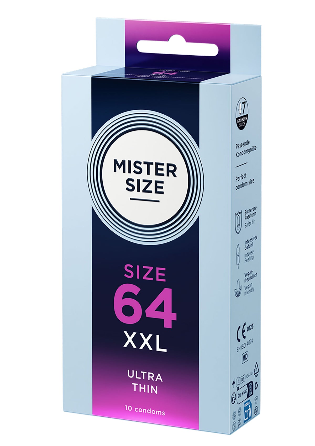 MISTER SIZE 64mm Condoms 10pcs