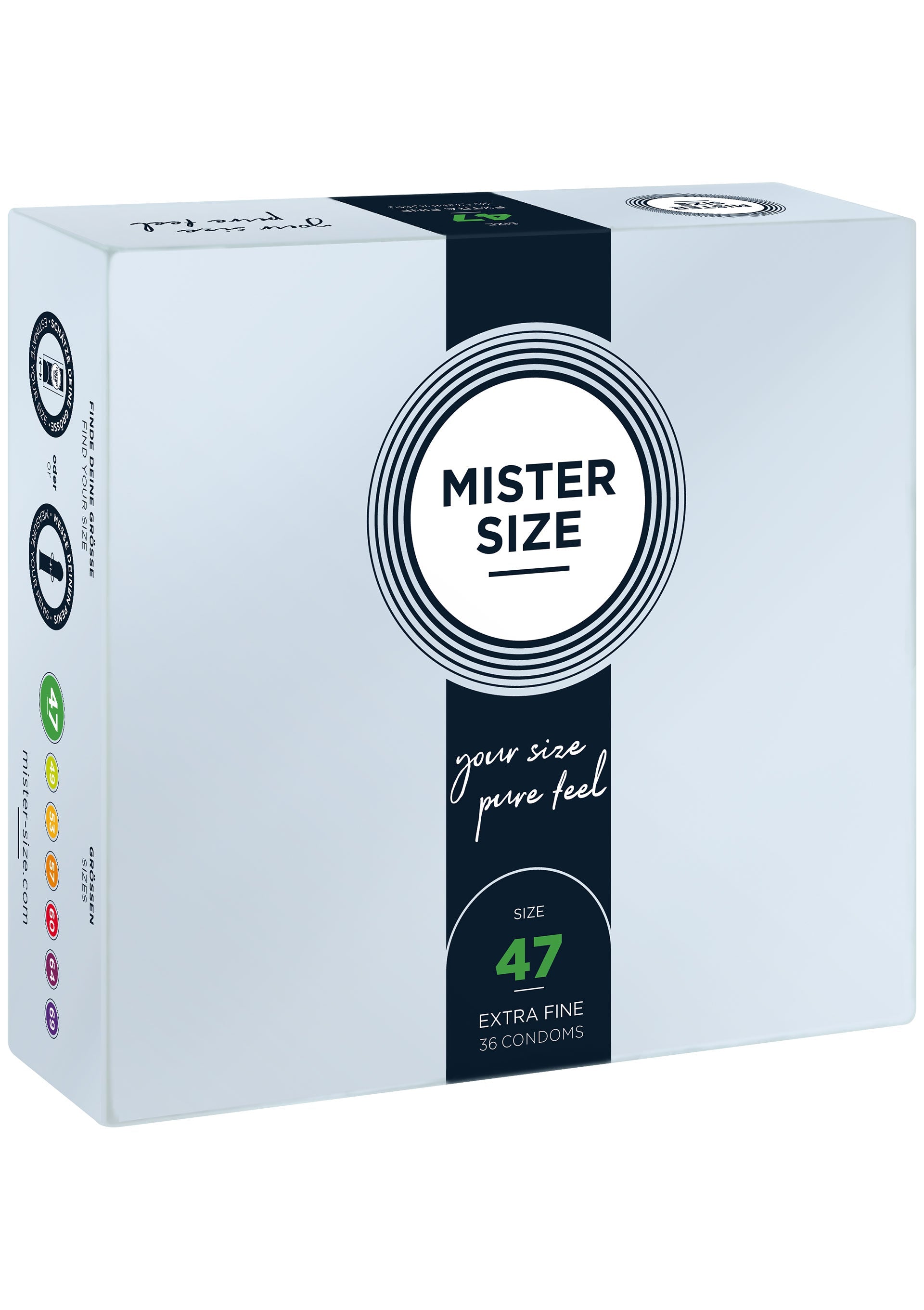 MISTER SIZE 47mm Condoms 36pcs