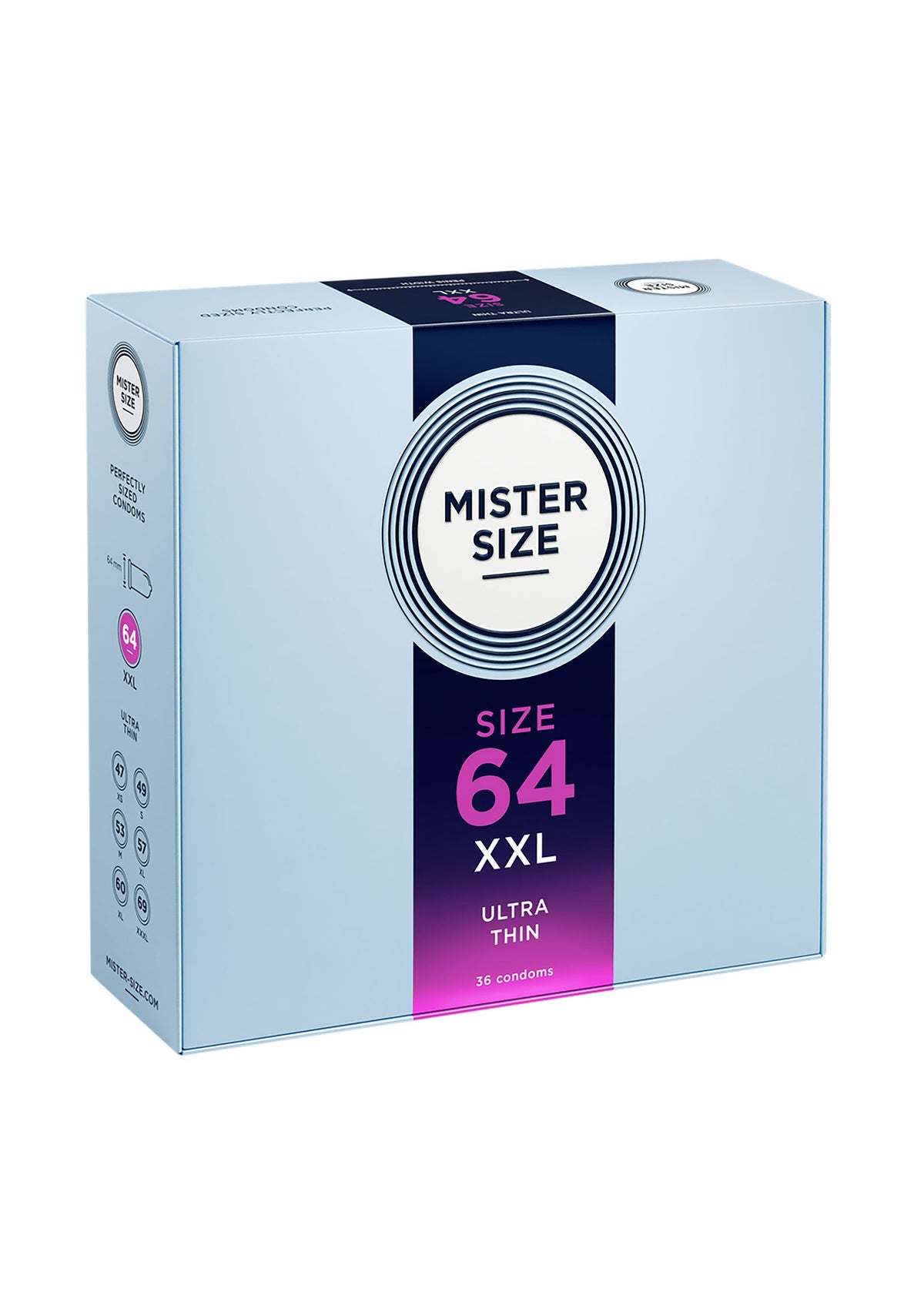 MISTER SIZE 64mm Condoms 36pcs