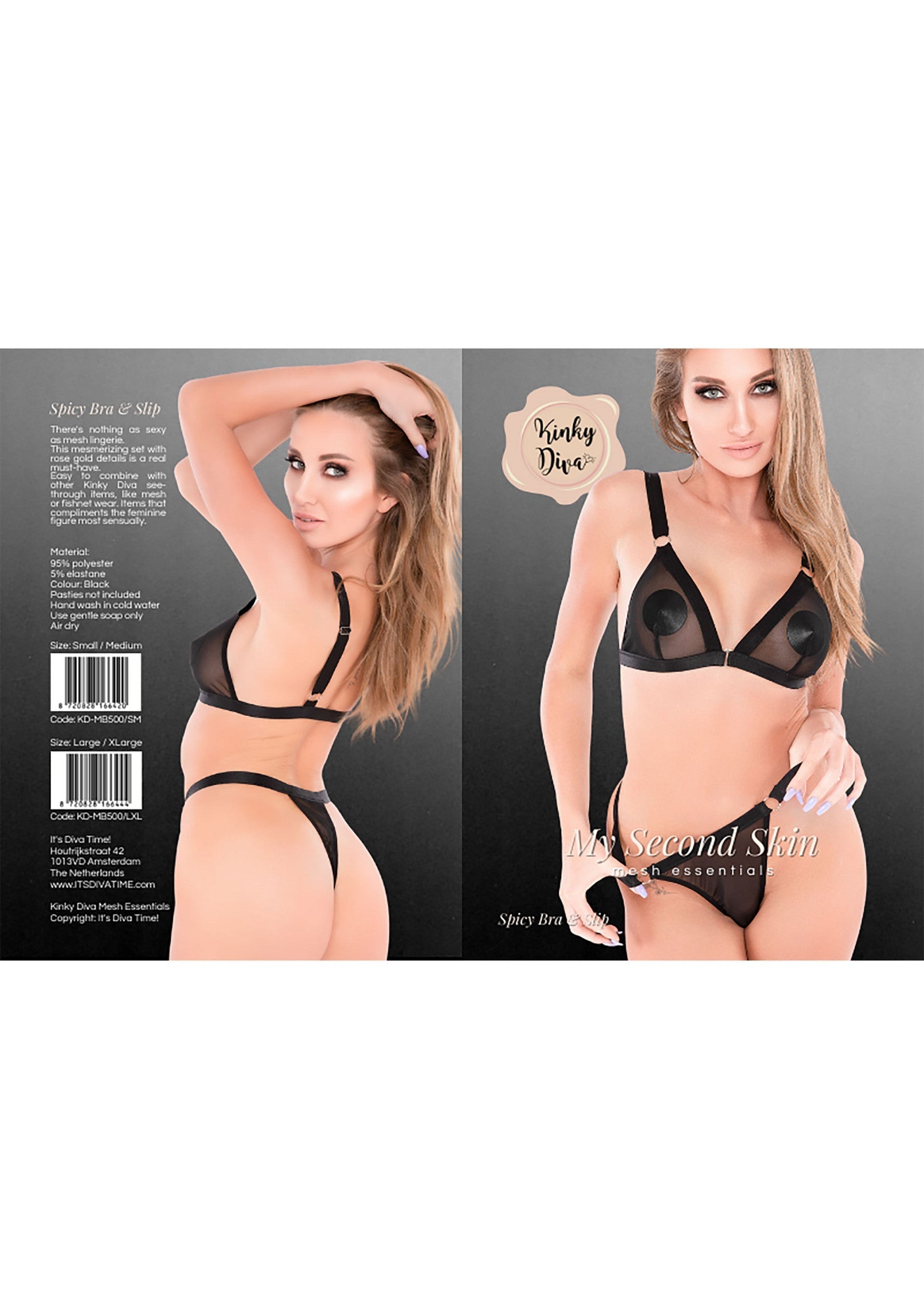 Kinky Diva Spicy Bra Plus Slip