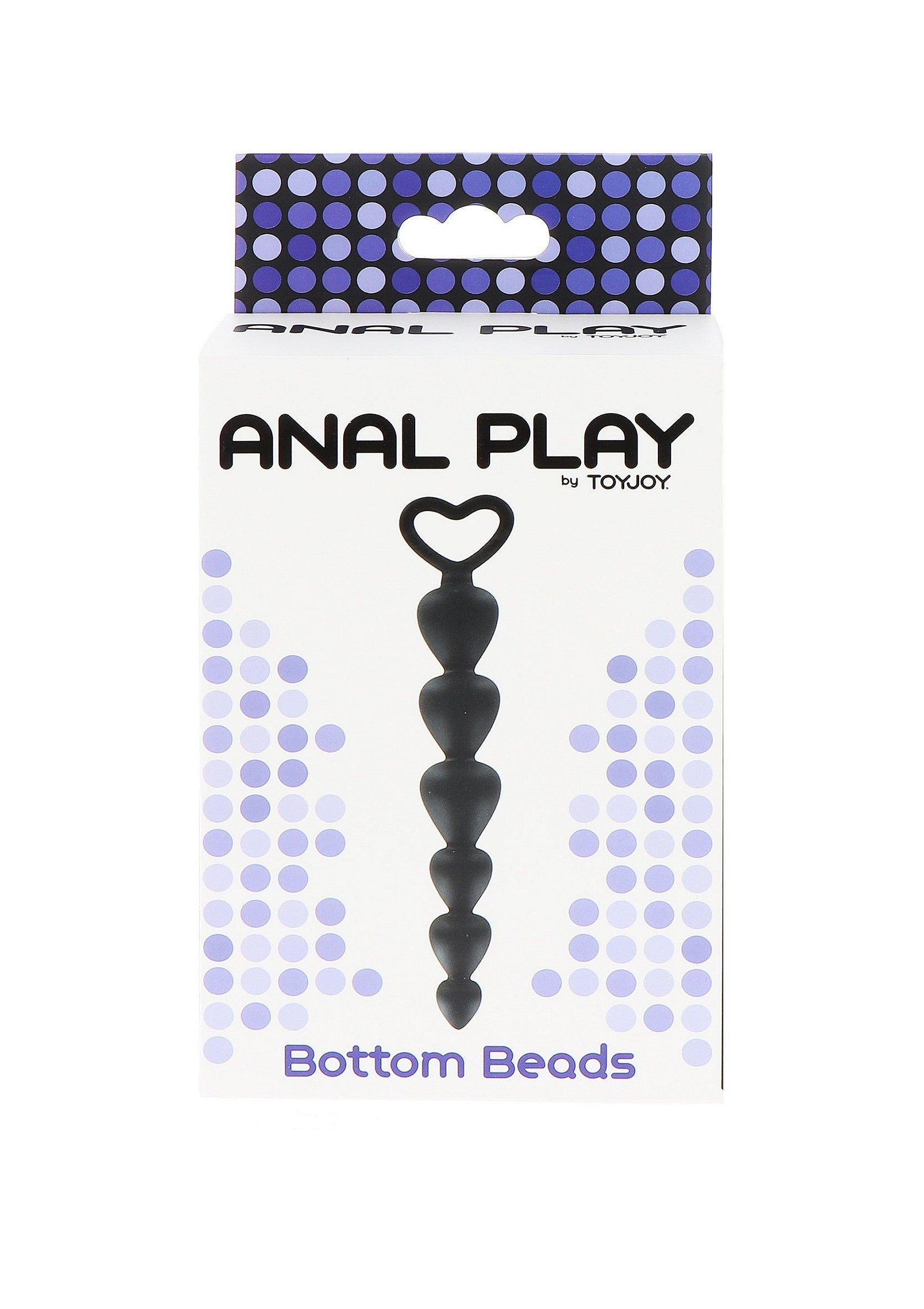 ToyJoy Anal Play Bottom Beads. Accessoire de plaisir pour l'exploration anale. Texturé pour un maximum de sensations.; ToyJoy Anal Play Bottom Beads. Plezier accessoire voor anale exploratie. Gestructureerd voor maximale sensatie.; ToyJoy Anal Play Bottom Beads. Pleasure accessory for anal exploration. Textured for maximum sensation.