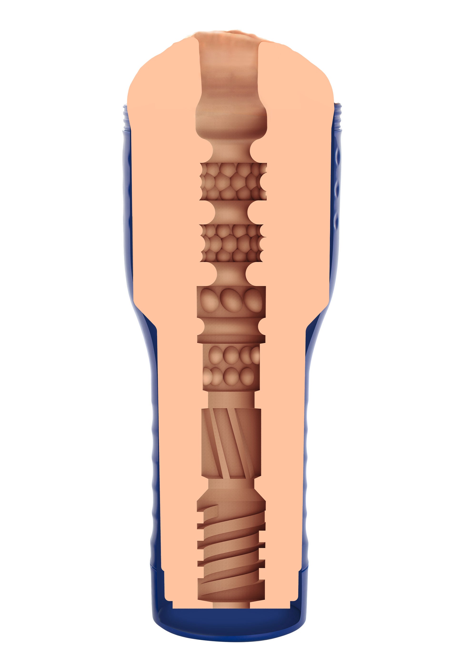 Manchon texturé pour une sensation intense. Plaisir garanti !; Getextureerde sleeve voor intense sensaties. Gegarandeerd plezier!; Textured sleeve for intense sensation. Pleasure guaranteed!