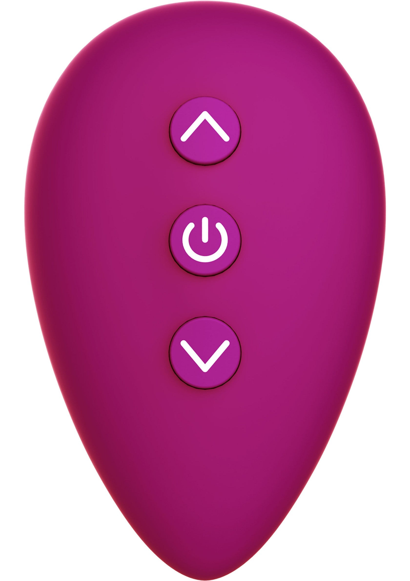 Télécommande violette avec boutons de réglage haut/bas et marche/arrêt. Contrôle précis pour une expérience personnalisée.; Paarse afstandsbediening met omhoog/omlaag en aan/uit knoppen. Nauwkeurige controle voor een persoonlijke ervaring.; Purple remote control with up/down and power buttons. Precise control for a personalized experience.