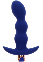 Plug anal bleu à plusieurs niveaux pour une stimulation intense. Design ergonomique pour un confort maximal. Plaisir garanti.; Blauwe anale plug met meerdere niveaus voor intense stimulatie. Ergonomisch ontwerp voor maximaal comfort. Gegarandeerd plezier.; Blue anal plug with multi-level design for intense stimulation. Ergonomic design for maximum comfort. Guaranteed pleasure.