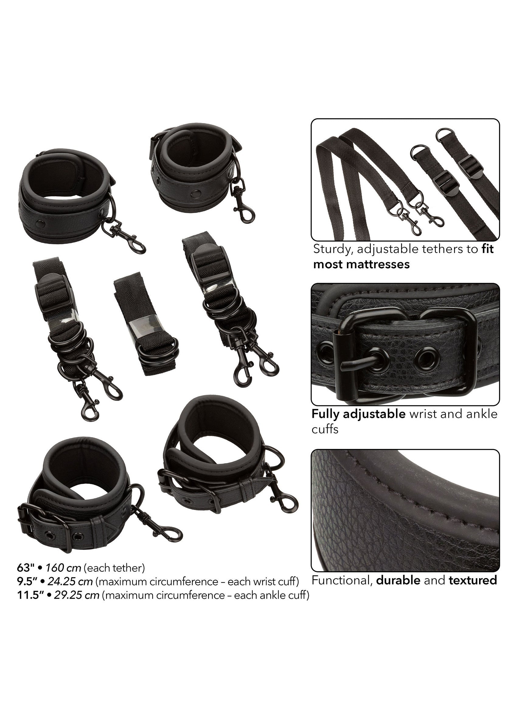 CalExotics Nocturnal Bed Restraints