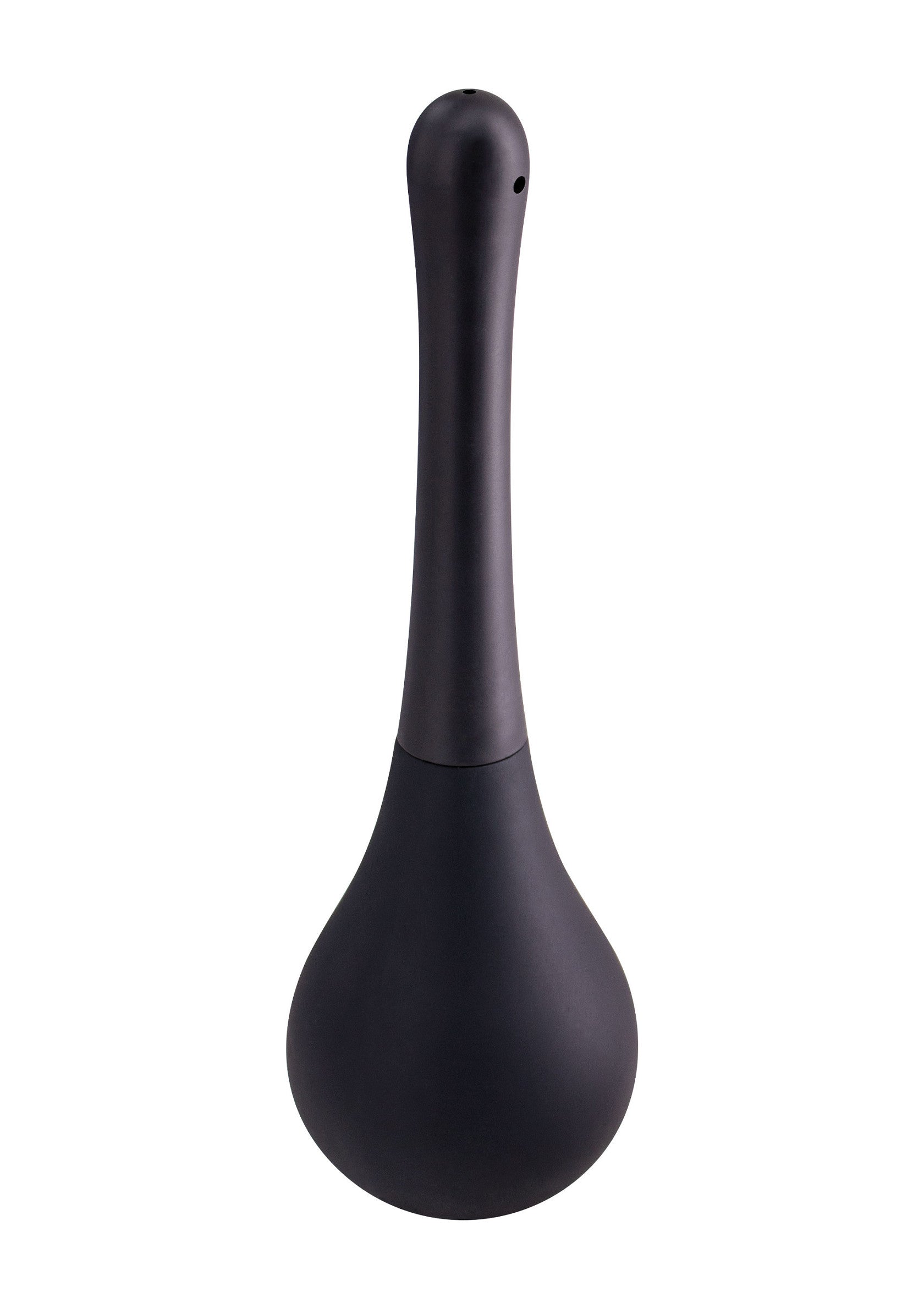 Poire à lavement noire pour une hygiène intime parfaite. Nettoyage doux et efficace.; Zwarte klysma peer voor perfecte intieme hygiëne. Zachte en effectieve reiniging.; Black enema bulb for perfect intimate hygiene. Gentle and effective cleansing.