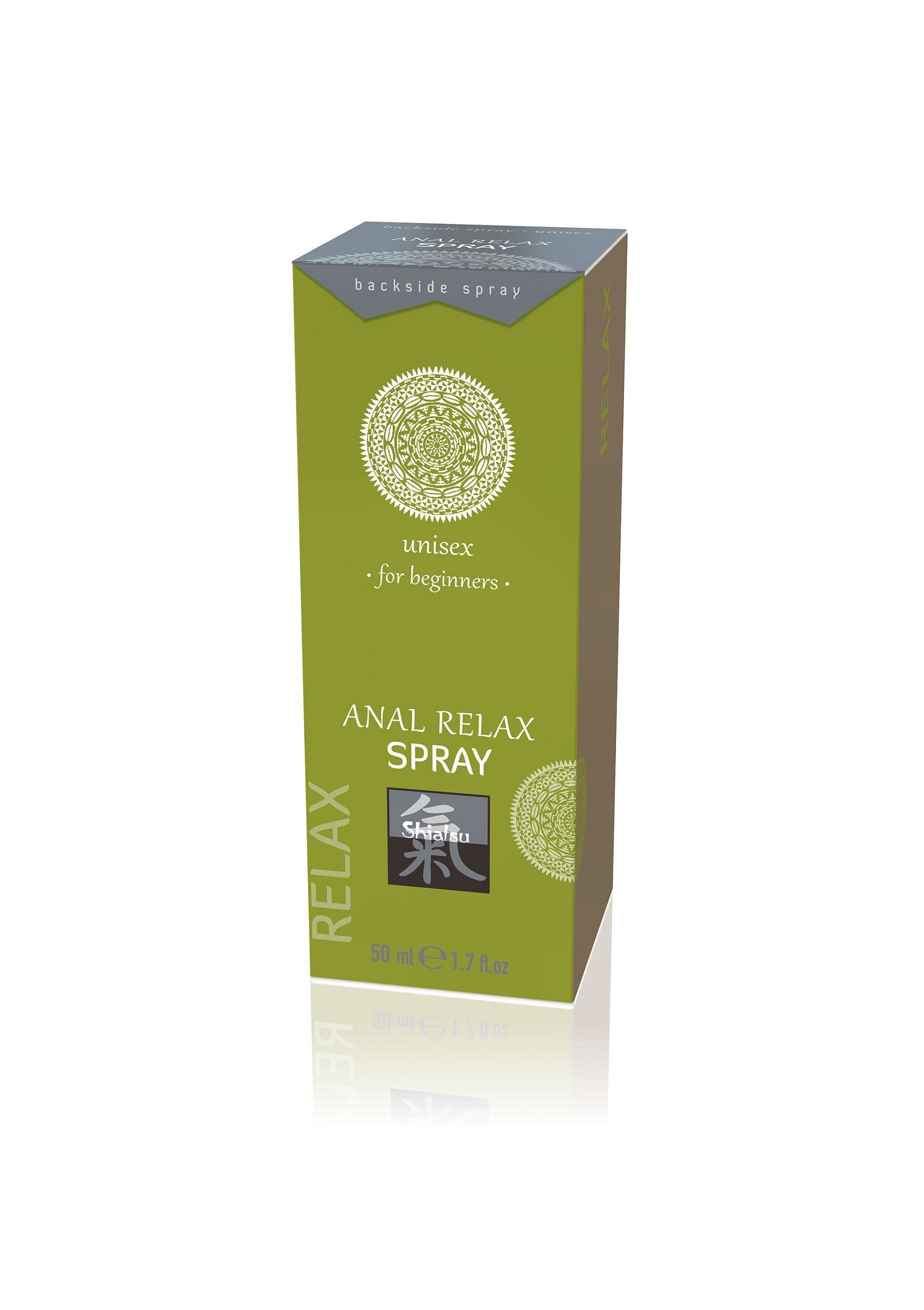Spray relaxant anal unisexe pour débutants. Détendez-vous pour une expérience plus agréable.; Unisex anale relax spray voor beginners. Ontspan voor een aangenamere ervaring.; Unisex anal relax spray for beginners. Relax for a more enjoyable experience.