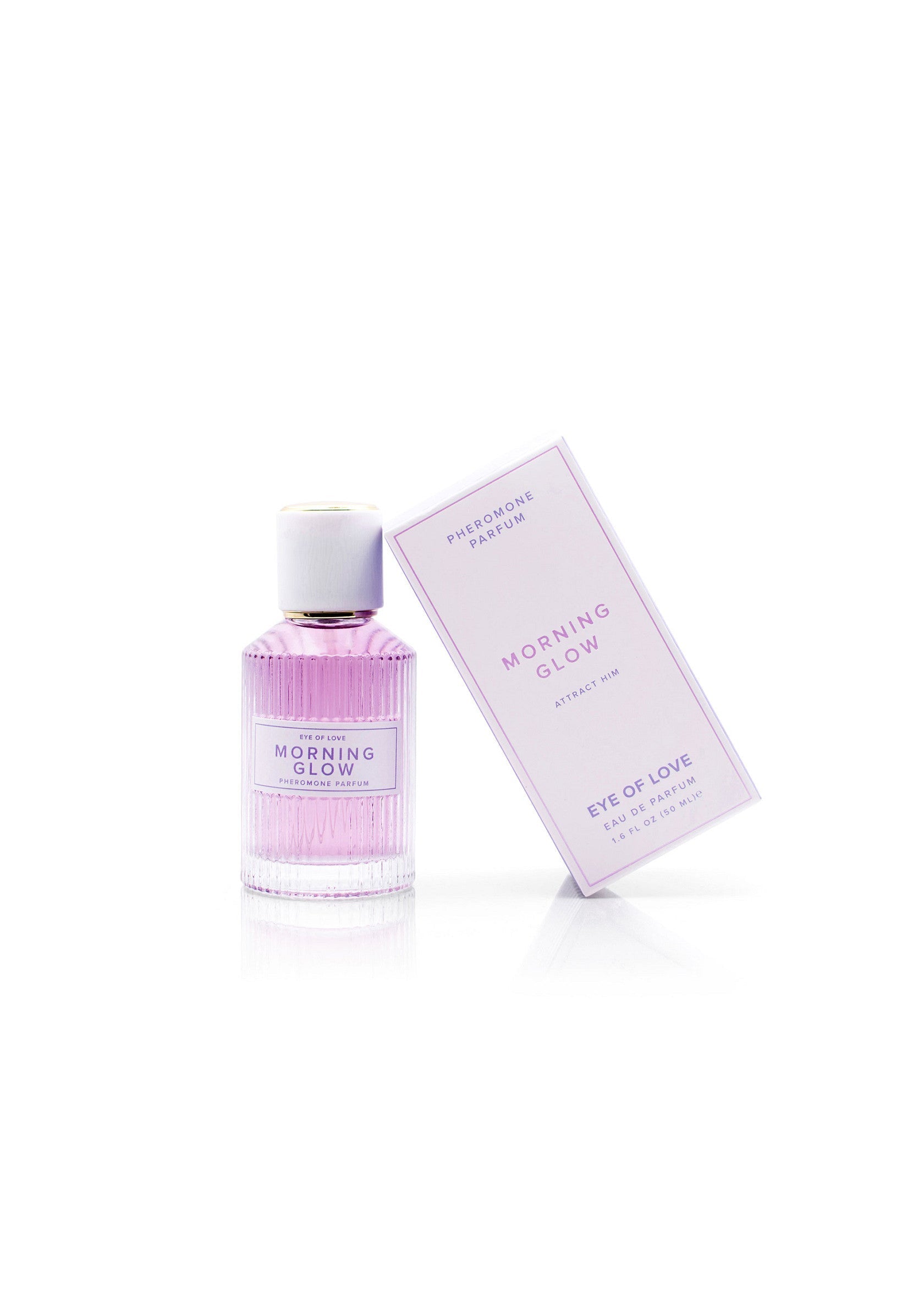 Parfum 'Morning Glow' et son emballage assorti. Une fragrance lumineuse pour un charme irrésistible.; 'Morning Glow' parfum met bijpassende verpakking. Een heldere geur voor een onweerstaanbare charme.; 'Morning Glow' perfume with matching packaging. A bright fragrance for an irresistible charm.