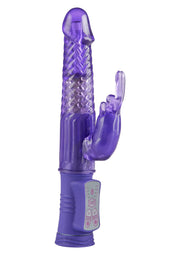 Vibromasseur violet pour le plaisir personnel.; Paarse vibrator voor persoonlijk plezier.; Purple vibrator for personal pleasure.